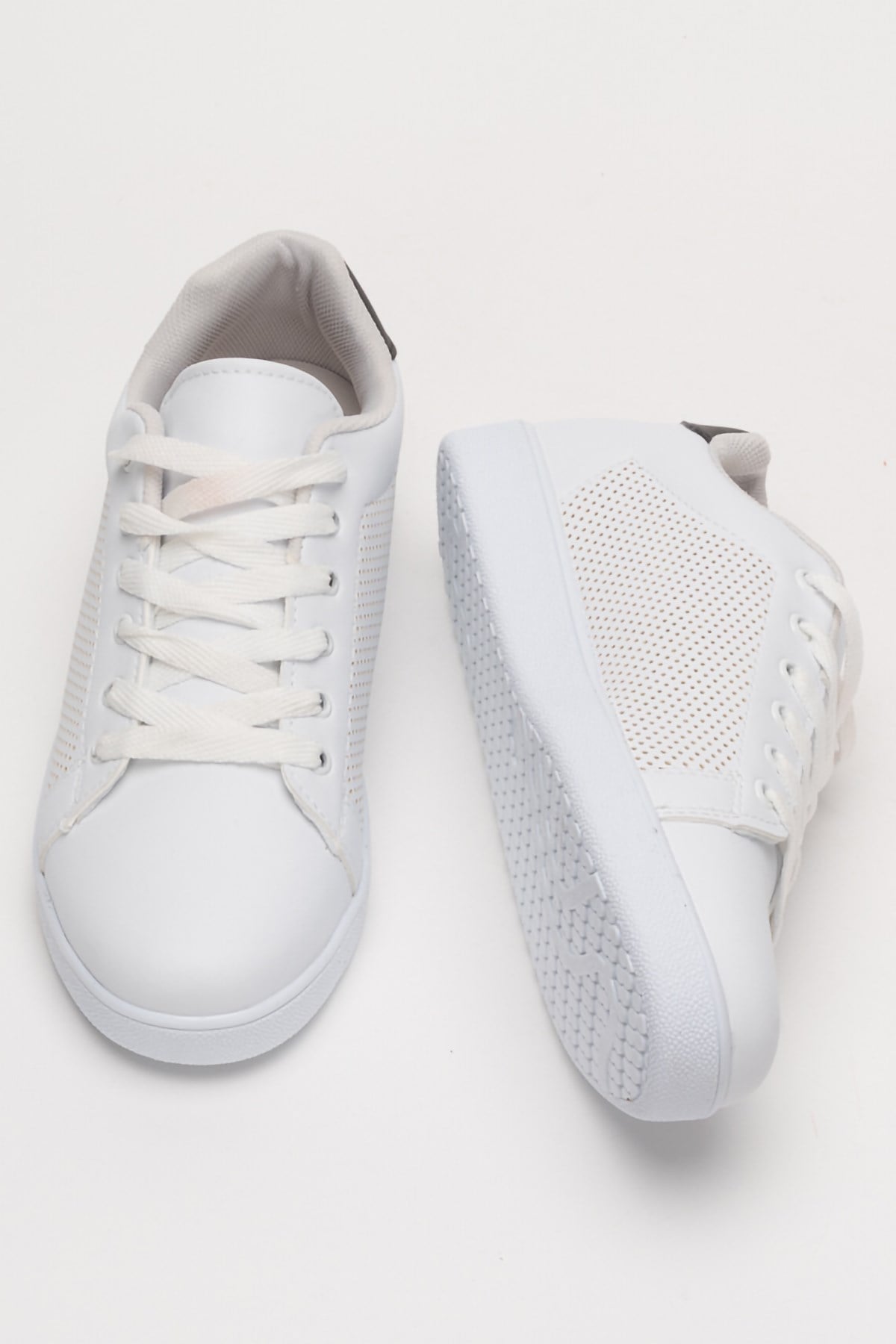 Unisex Spor Sneaker Ayakkabı BEYAZ - SİYAH