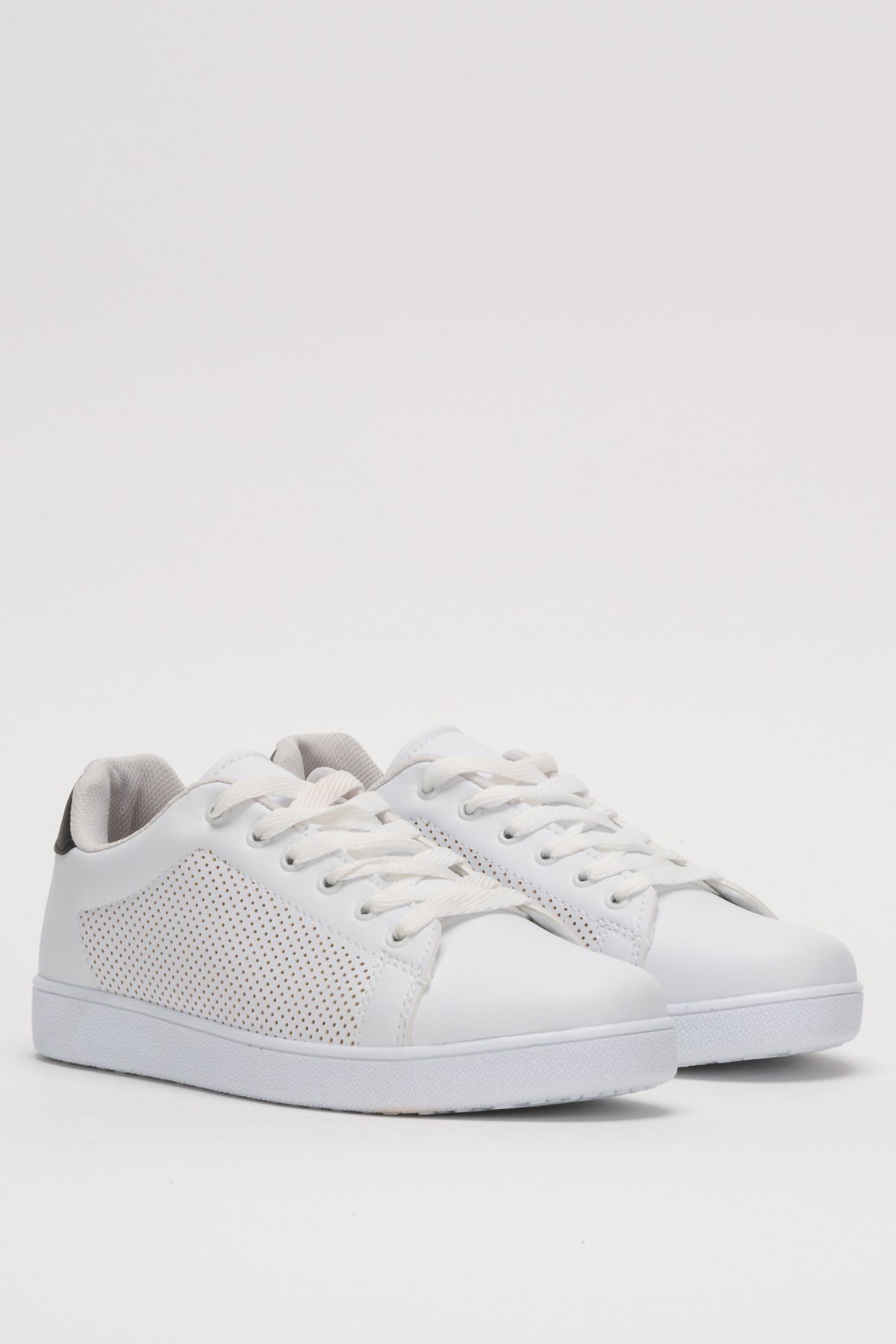 Unisex Spor Sneaker Ayakkabı BEYAZ - SİYAH