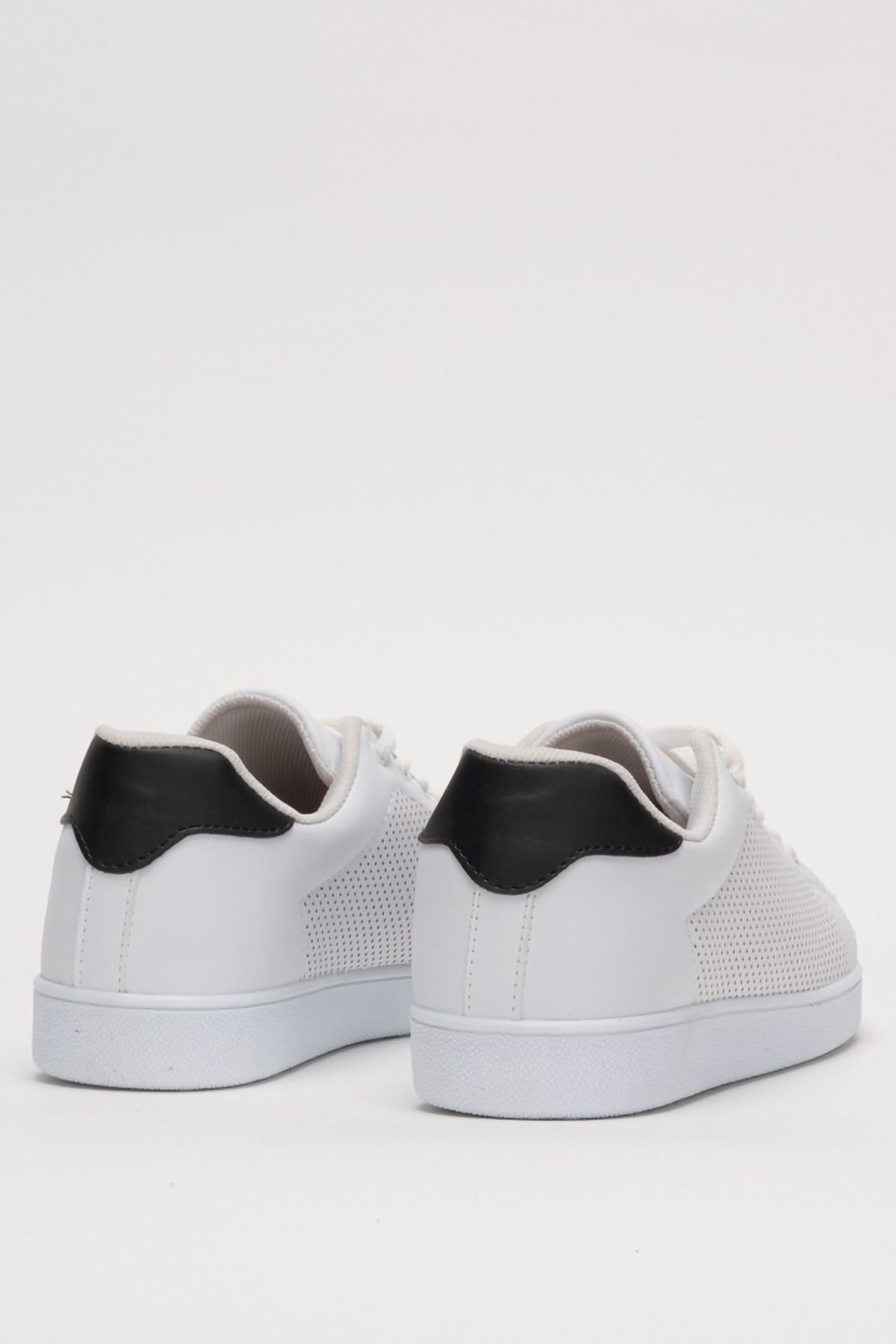 Unisex Spor Sneaker Ayakkabı BEYAZ - SİYAH