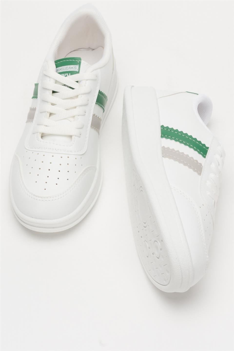 Unisex Spor Sneaker Ayakkabı BEYAZ-YEŞİL
