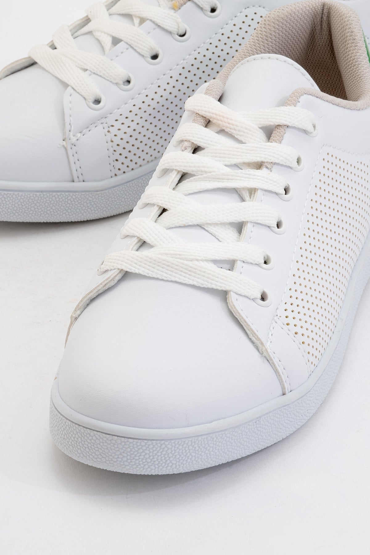 Unisex Spor Sneaker Ayakkabı BEYAZ - YEŞİL