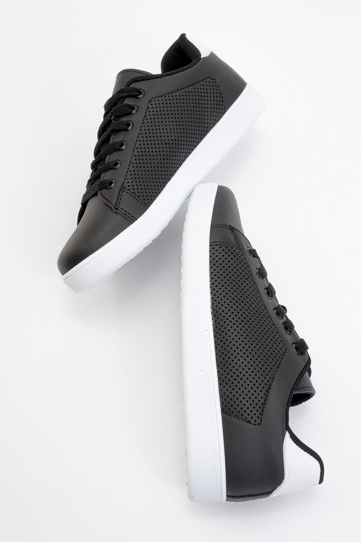 Unisex Spor Sneaker Ayakkabı SİYAH - BEYAZ