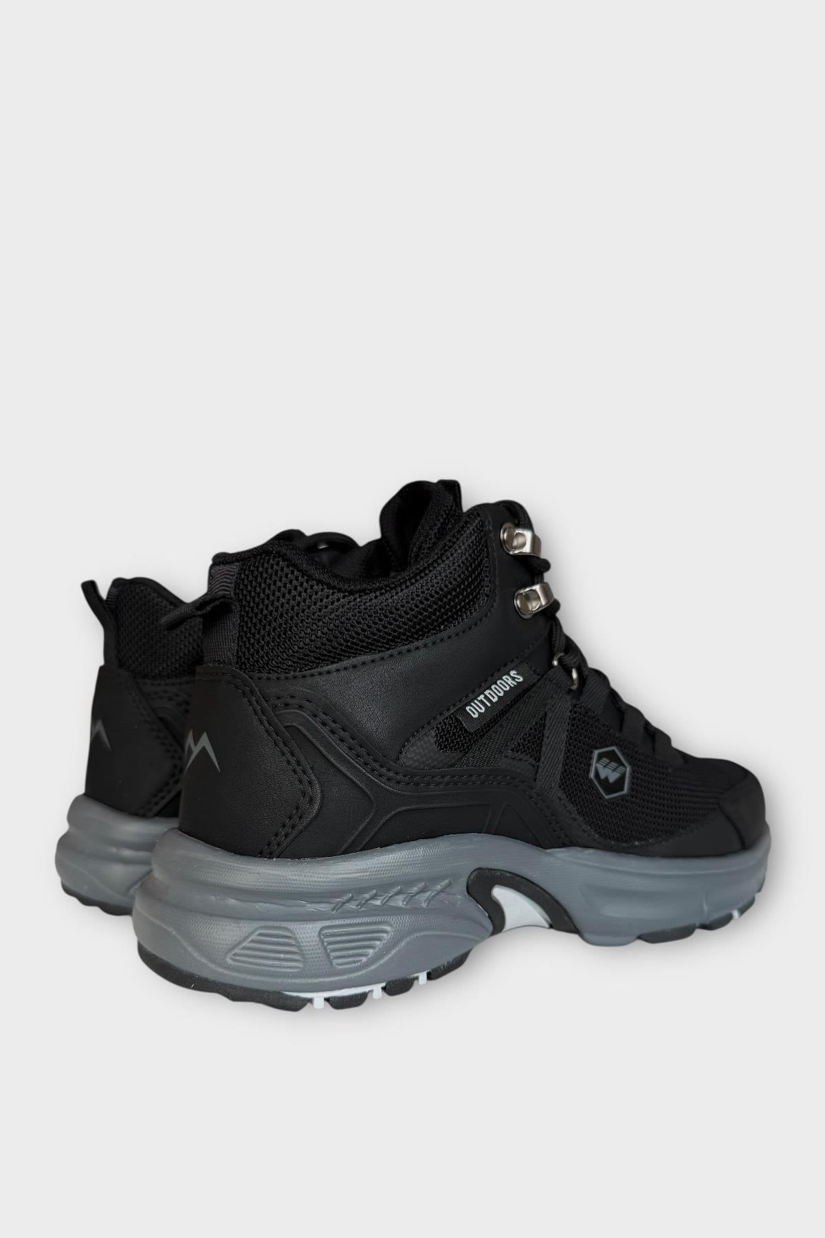 Unisex Su İtici Soğuk Geçirmez Trekking & Outdoor Bot SİYAH - FÜME