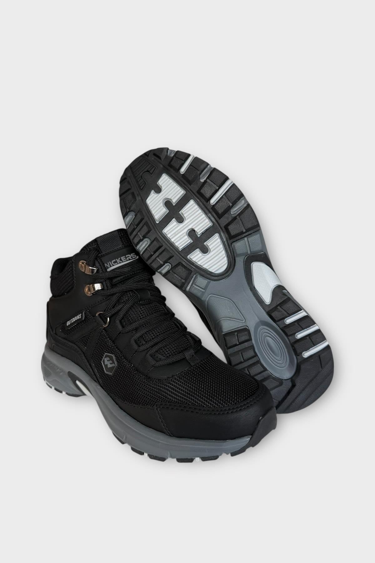 Unisex Su İtici Soğuk Geçirmez Trekking & Outdoor Bot SİYAH - FÜME