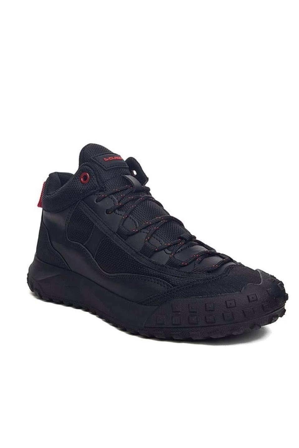 Unisex Su İtici Trekking & Outdoor Bot Ayakkabı SİYAH - KIRMIZI