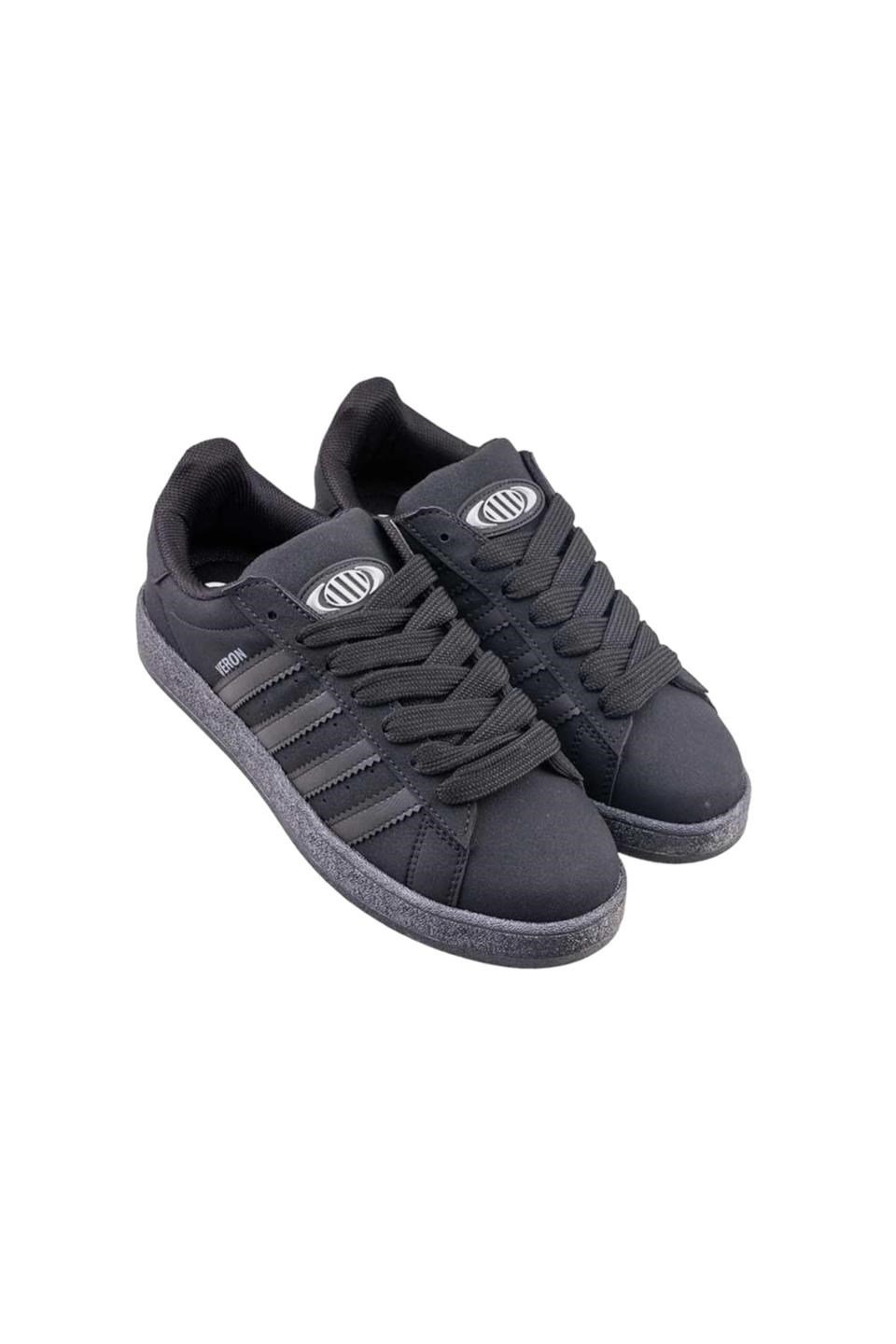 Unisex Termo Taban Sneaker Ayakkabı SİYAH