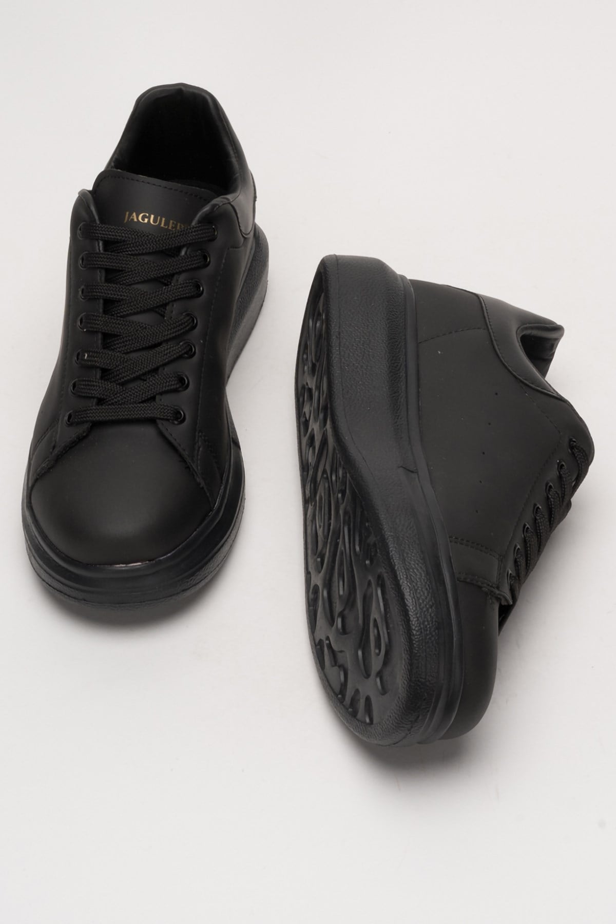 Unisex Yüksek Taban Spor Sneaker Ayakkabı SİYAH