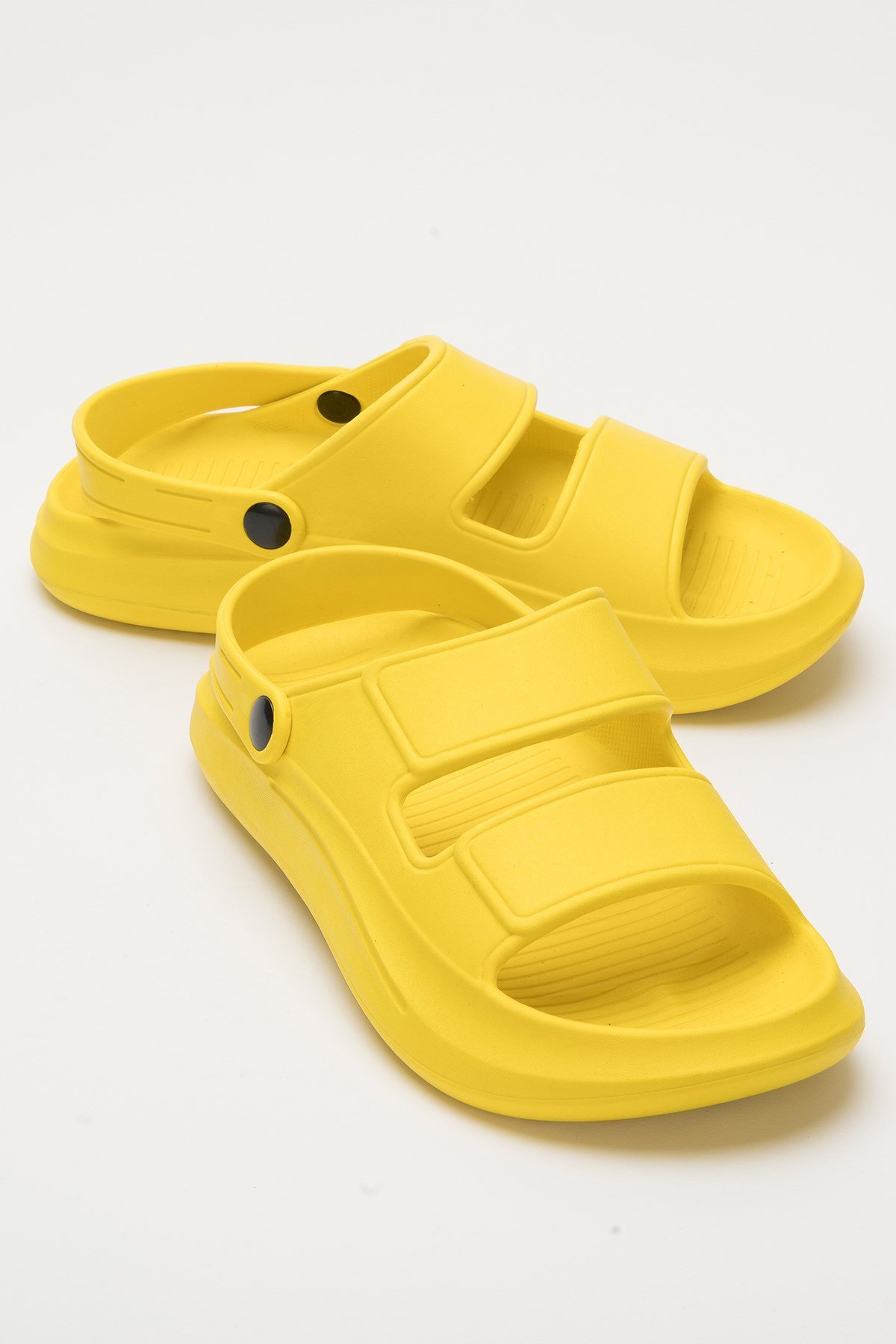 Unisex Yumuşak Deniz Havuz Terliği Sandalet SARI