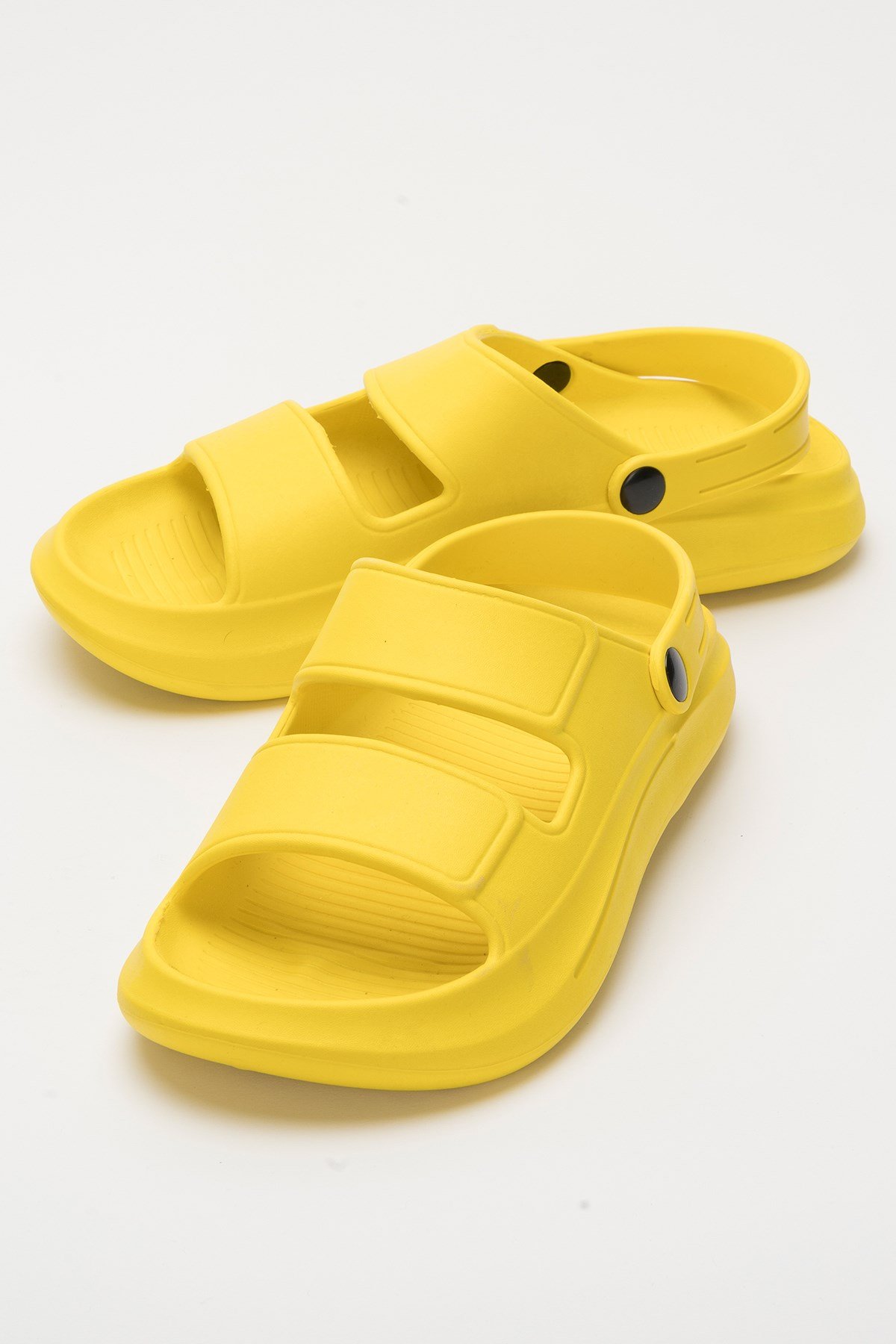 Unisex Yumuşak Deniz Havuz Terliği Sandalet SARI