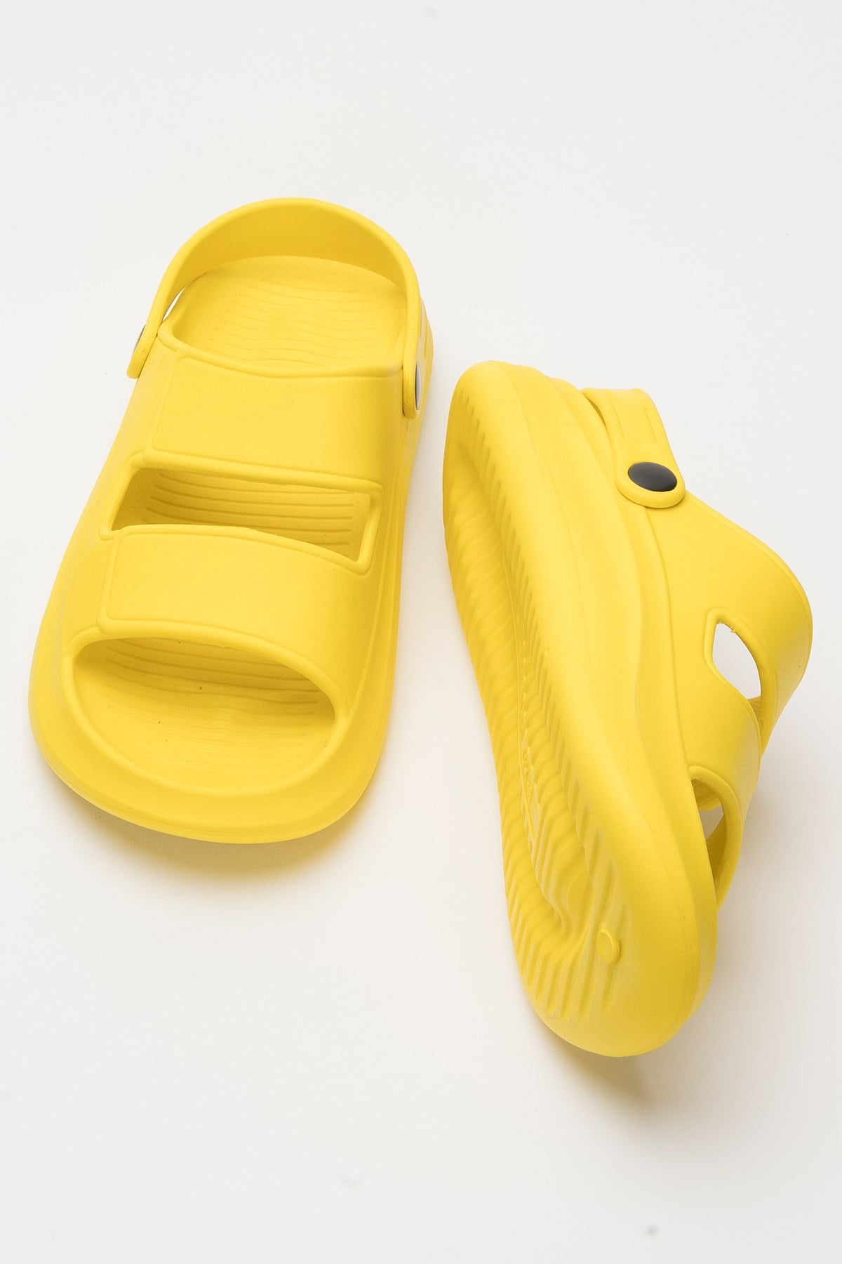 Unisex Yumuşak Deniz Havuz Terliği Sandalet SARI