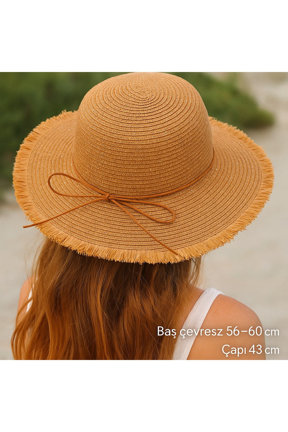 ® Neziro Kadın Hasır Yazlık Şapka – Geniş Kenarlı, Fiyonklu, Özel Tasarım Modeller