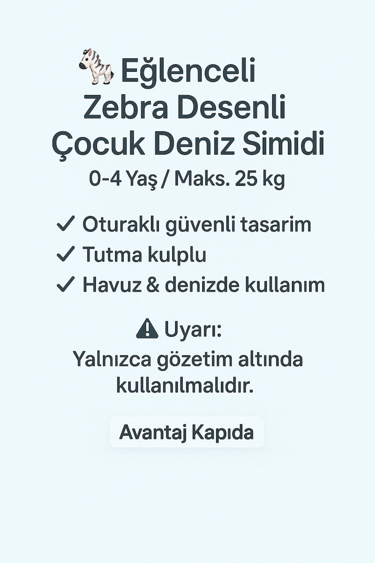 0-4 Yaş Desenli Oturaklı Çocuk Deniz Simidi Şişme Tutma Kulplu 25kg Havuz