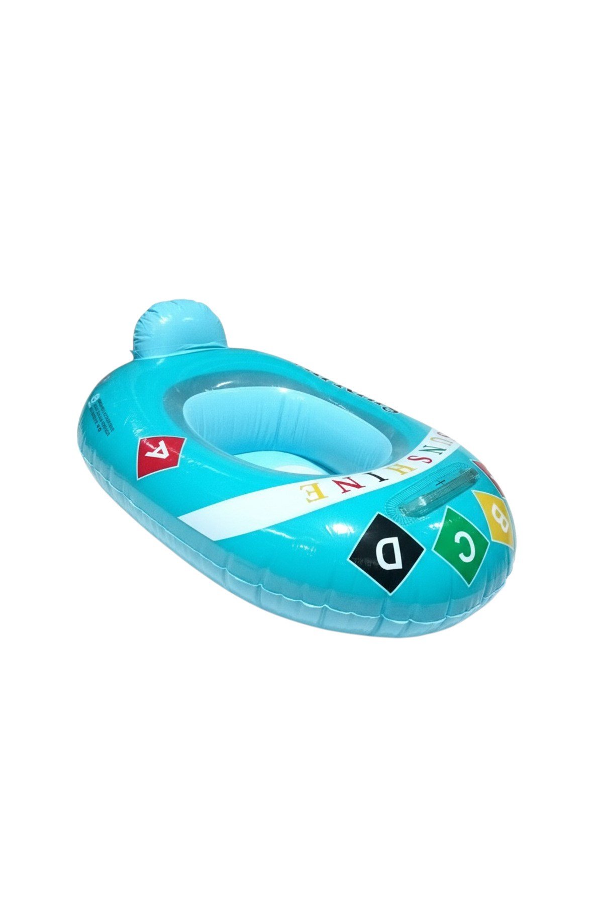 2'li Set Bebek Deniz Simidi Güneş Şapka Hediyeli Çocuk Havuz Simidi | 10 × 7 cm Bacak Geçişi