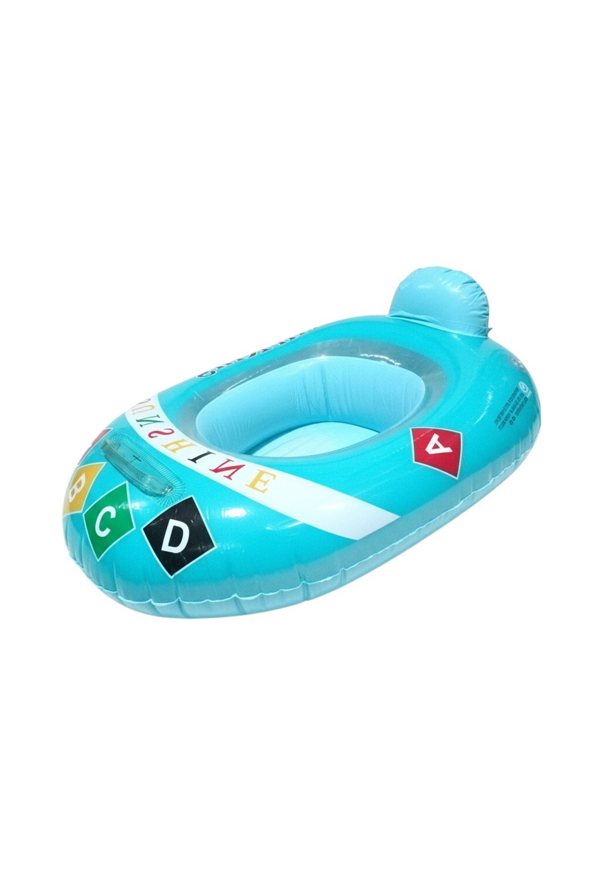 2'li Set Bebek Deniz Simidi Güneş Şapka Hediyeli Çocuk Havuz Simidi | 10 × 7 cm Bacak Geçişi