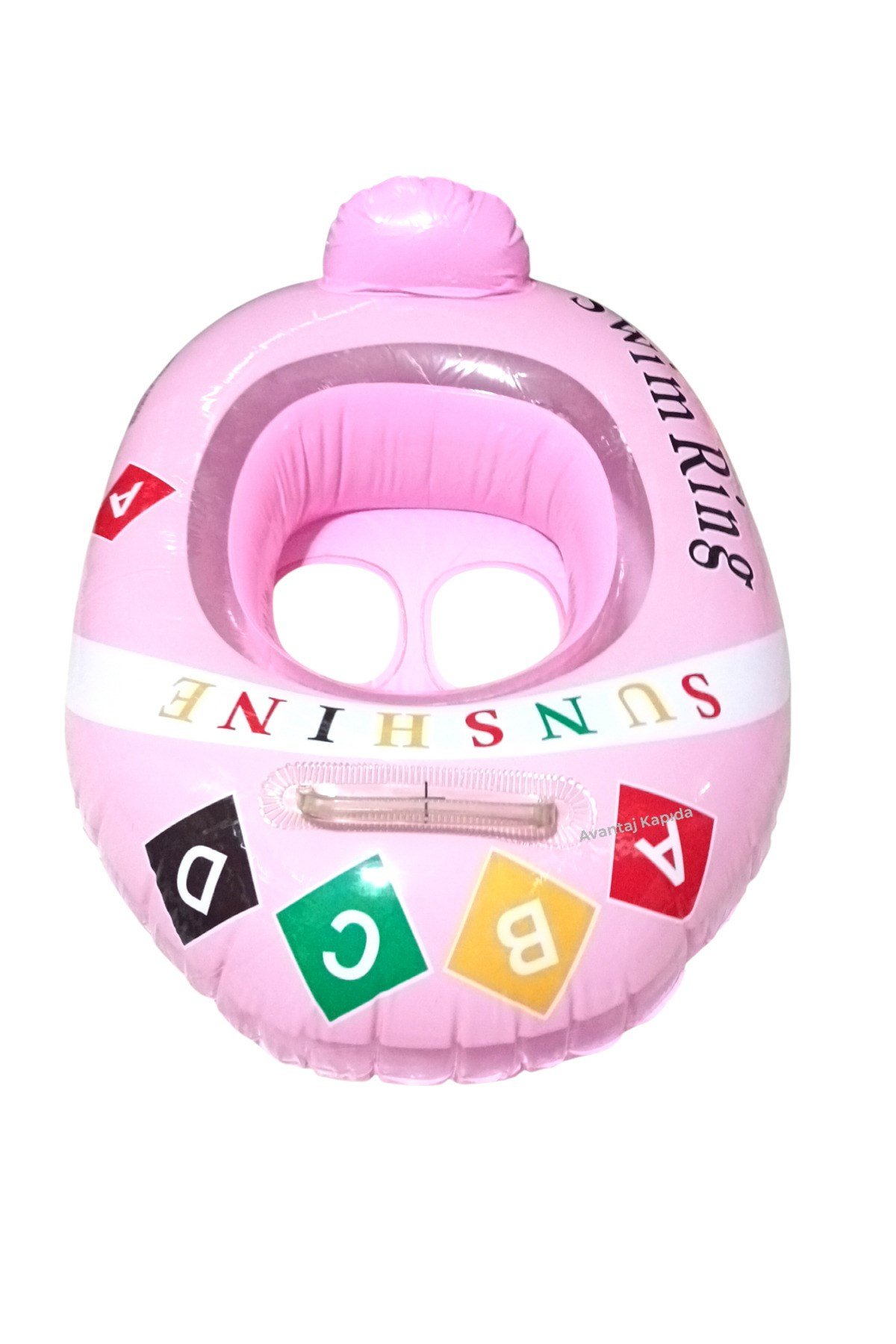2'li Set Bebek Deniz Simidi Güneş Şapka Hediyeli Çocuk Havuz Simidi | 10 × 7 cm Bacak Geçişi
