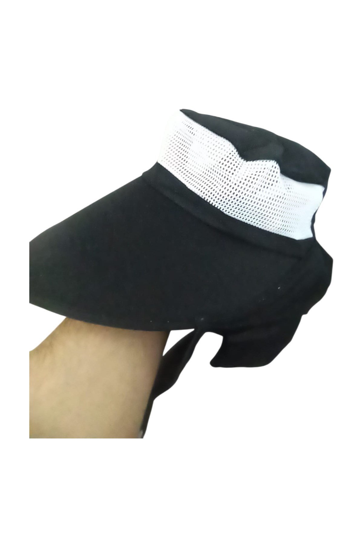 2'li Set Geniş Siperli Enseli Güneş Şapkası Fileli Yazlık Kadın Erkek Outdoor Şapka