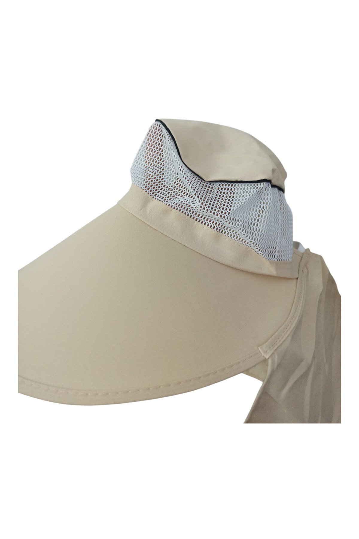 2'li Set Geniş Siperli Enseli Güneş Şapkası Fileli Yazlık Kadın Erkek Outdoor Şapka