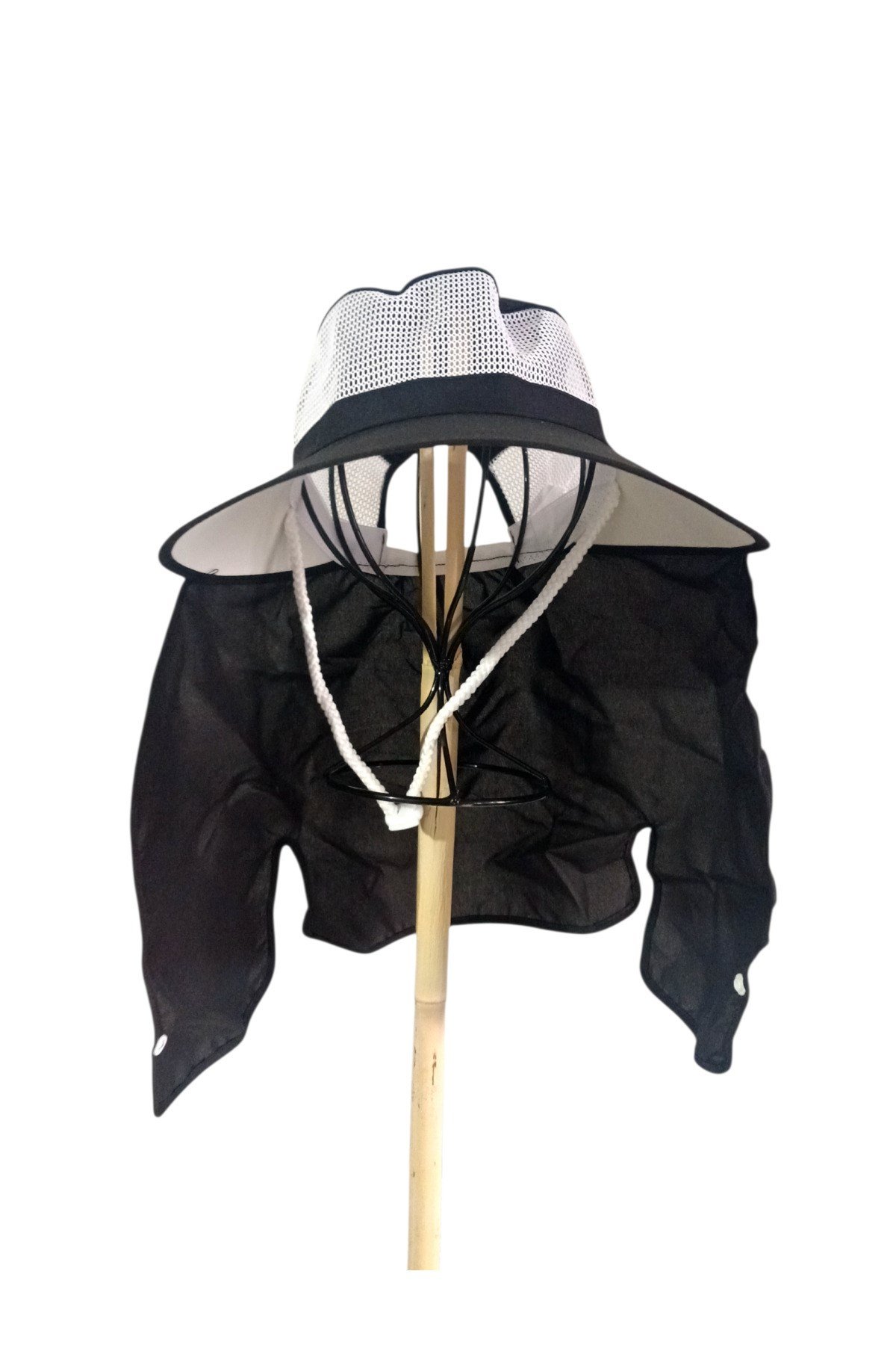2'li Set Yazlık Hafif İnce Kumaş Geniş Siperli Enseli Güneş Şapkası Unisex Outdoor Safari Balıkçı
