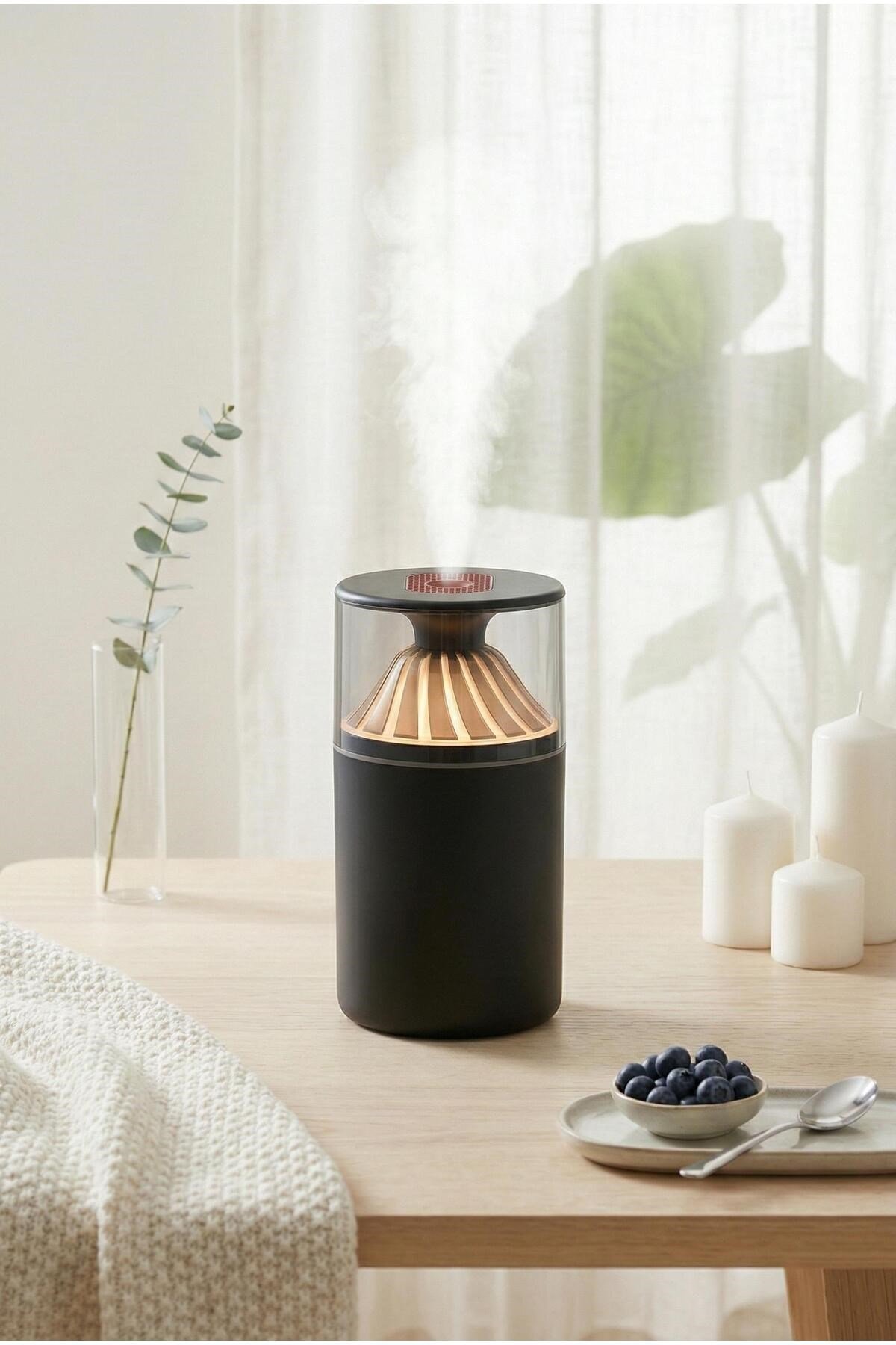 350 ml LED Işıklı Hava Nemlendirici & Modern Oda Kokusu Difüzörü