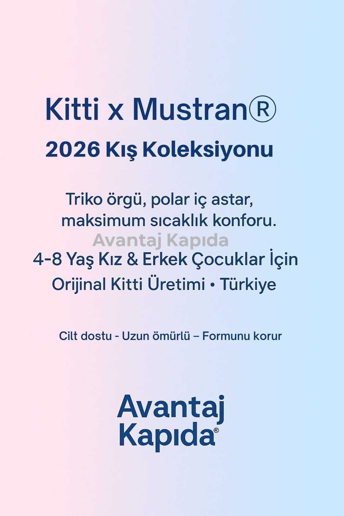 4–8 Yaş Kız Erkek Çocuk Bere Atkı Eldiven 3’lü Kışlık Set | Polar İçli Triko | Yeni Sezon 2026