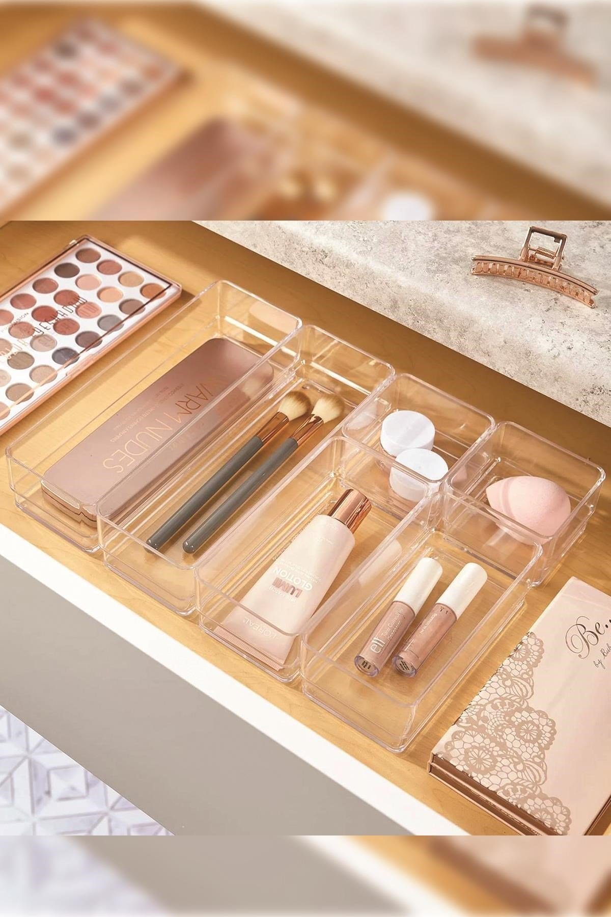 6 Parça Çekmece içi Modüler Düzenleyici & Organizer & Takı Kutusu