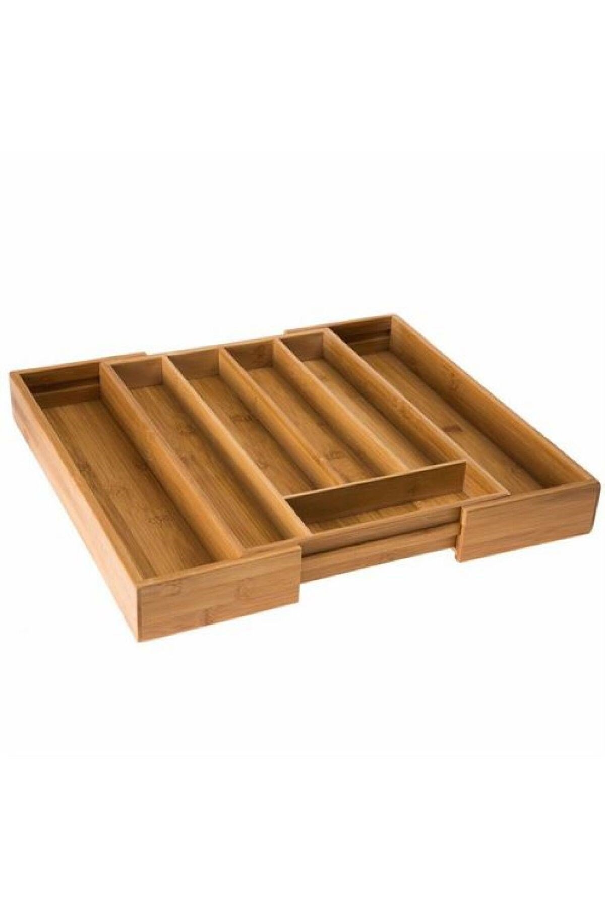 Bambu Ayarlanabilir Çekmece içi Kaşıklık & Çekmece İçi Organizer (25*35*5 / 39*35*5)