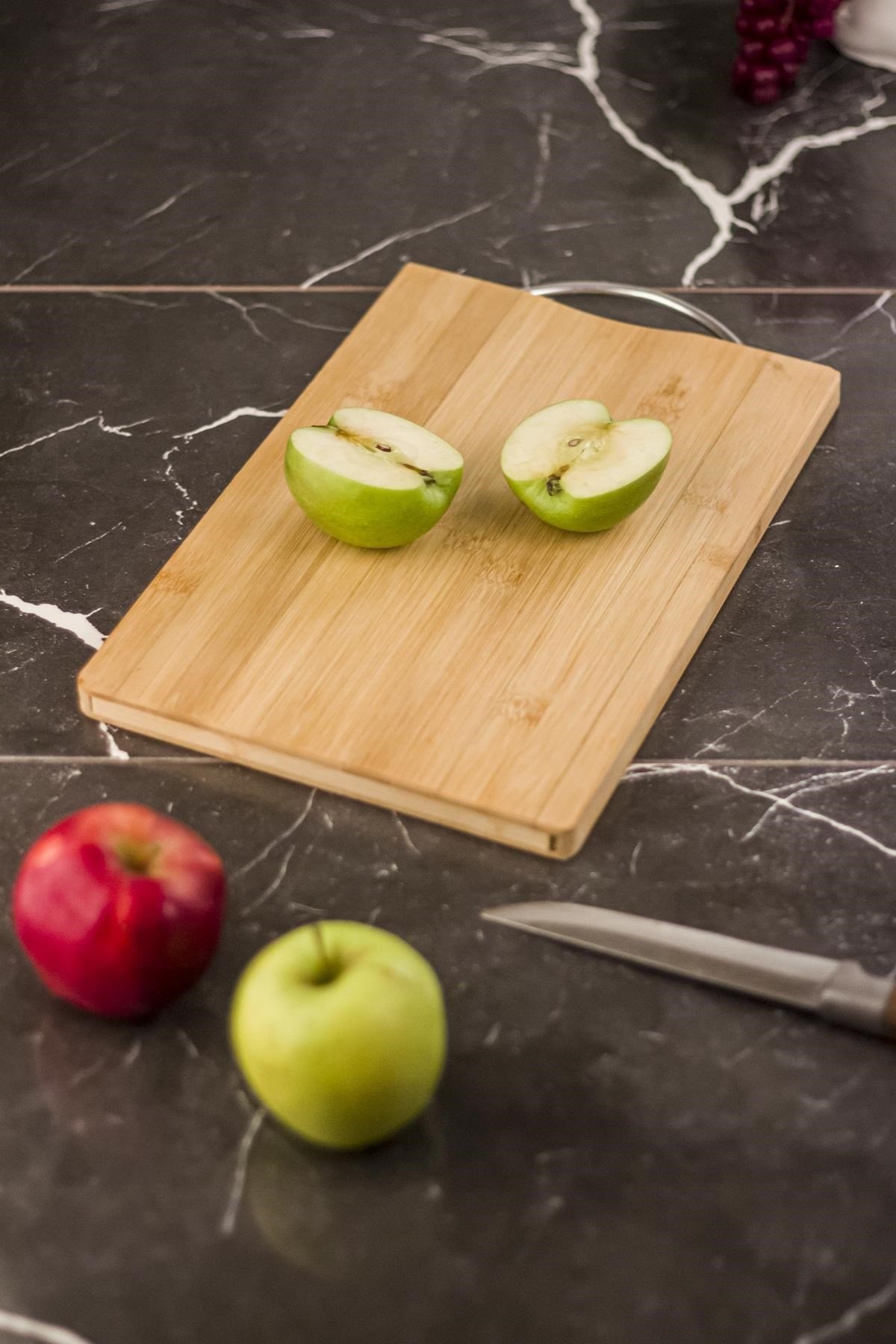 Bambu Kesme Tahtası Sunum Tahtası 20x30