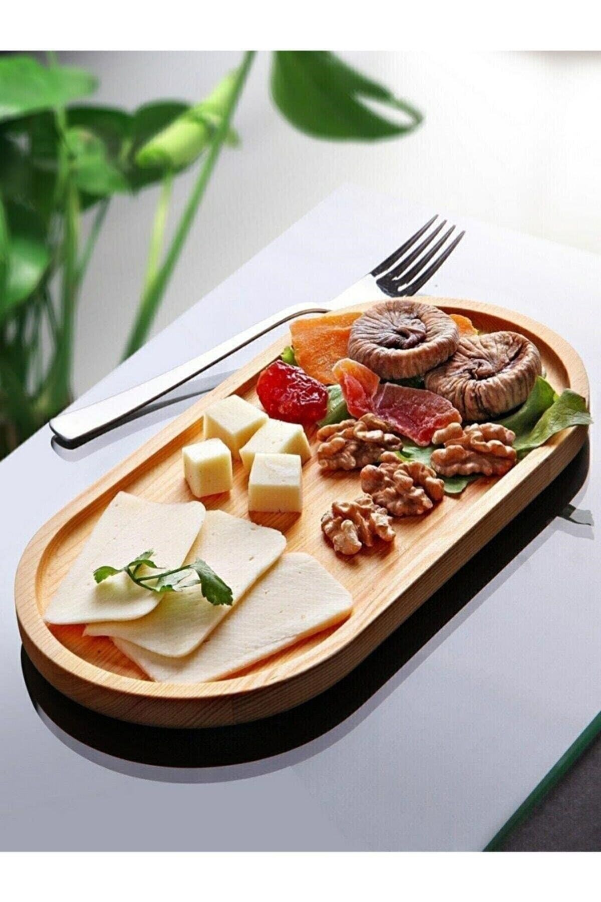 Bambu Sunum Tabağı & Yağdanlık Altı Tabağı 26 CM