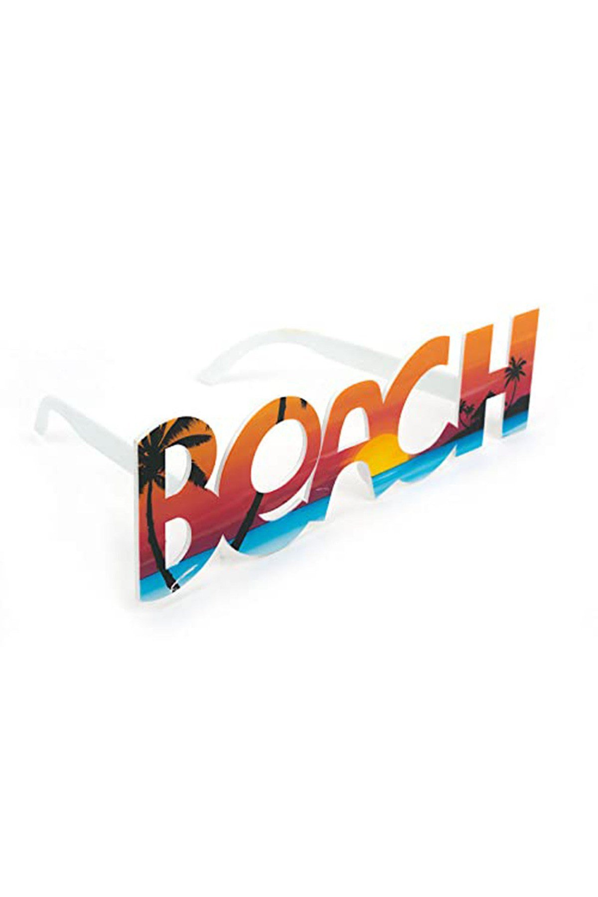 Beach Yazılı Parti Gözlüğü Yaza Merhaba Hawaii Show Gözlüğü 19x6 cm