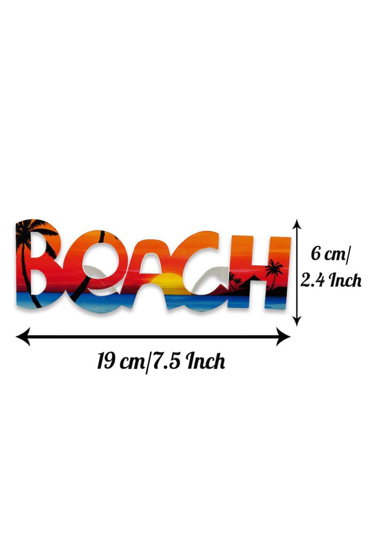 Beach Yazılı Parti Gözlüğü Yaza Merhaba Hawaii Show Gözlüğü 19x6 cm