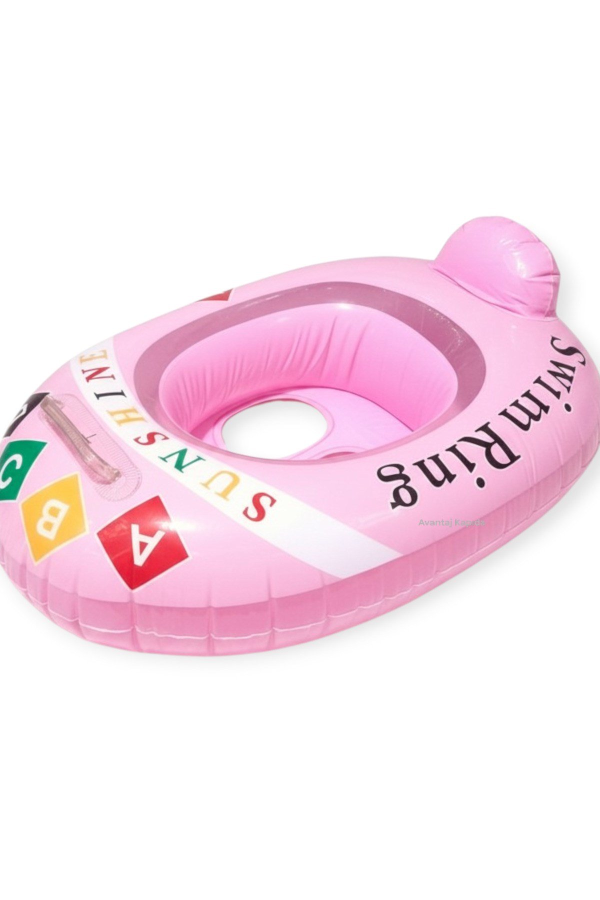 Bebek 6-18 Ay Deniz Botu Simidi Deniz ve Havuz Kullanımına Uygun | 10 × 7 cm Bacak Geçişi