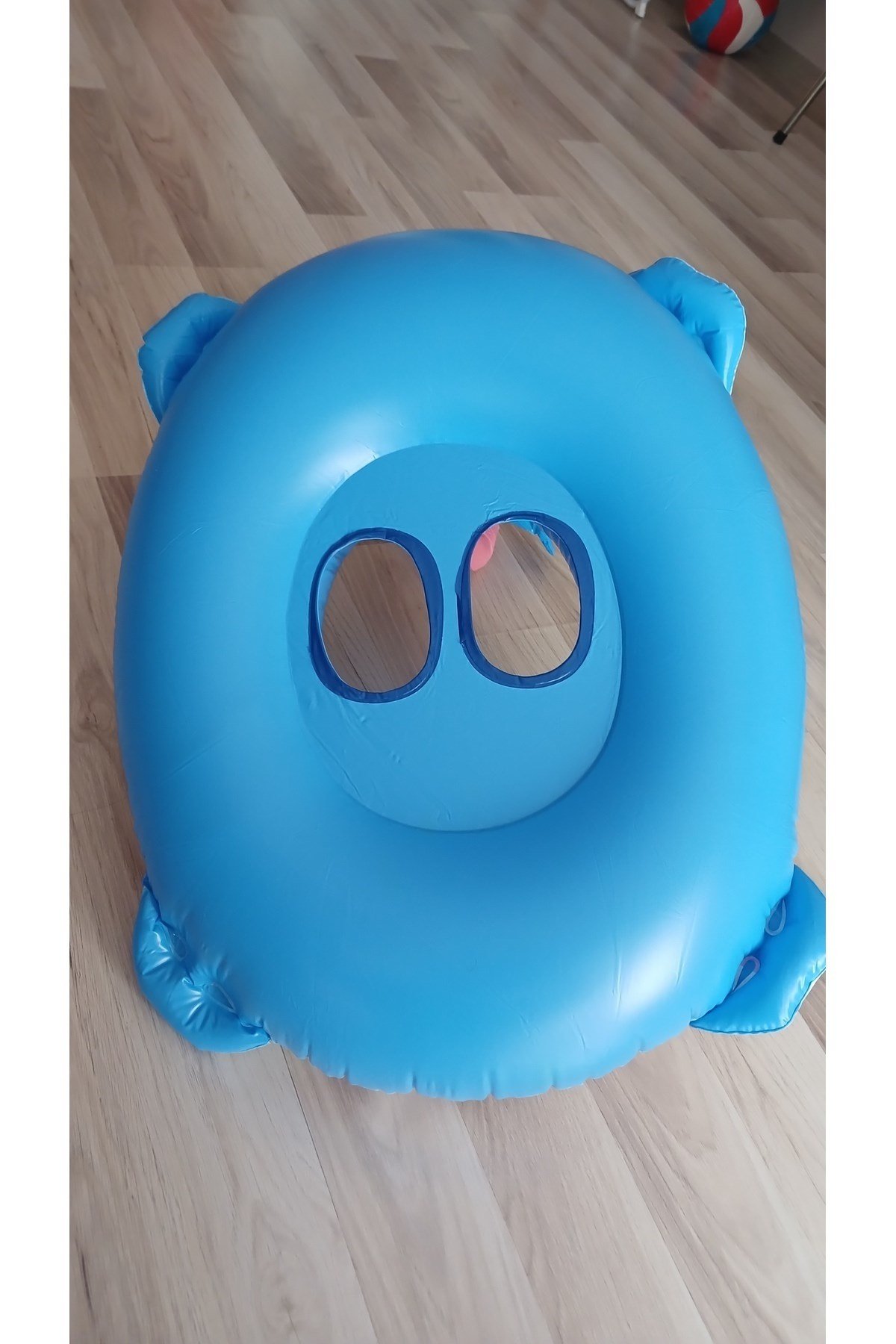 Bebek Çocuk Şişme Deniz Simidi 0-4 Yaş 20kg Destekli Saplı Yüzme Havuz Oturaklı plaj oyuncağı