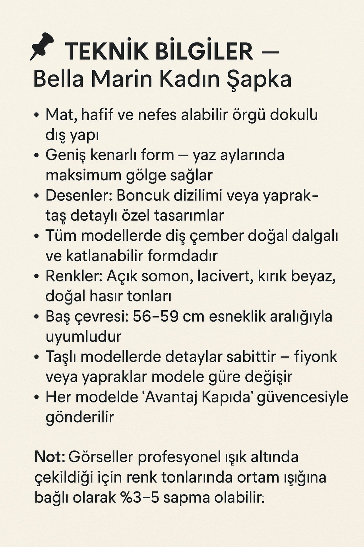 Bella Marin Geniş Kenarlı Katlanabilir El Işçiliği Yazlık Kadın Hasır Şapka – Özel Tasarım