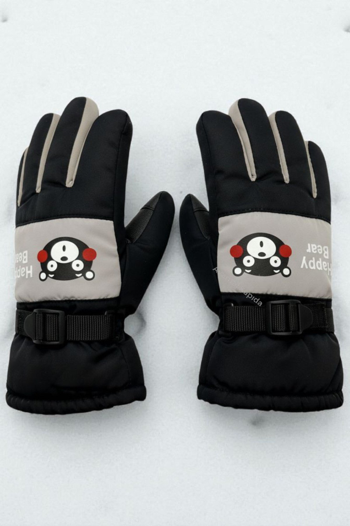 Çocuk Kışlık Kayak & Kar Eldiveni – Polar Astarlı, Suya Dayanıklı, Sıcak Tutan Model (4–9 Yaş)