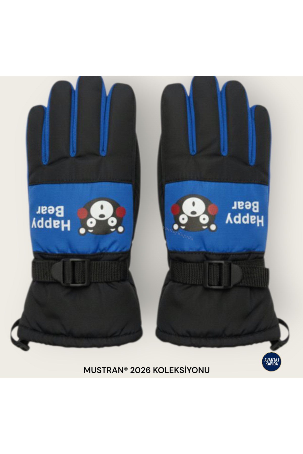 Çocuk Kışlık Kayak & Kar Eldiveni – Polar Astarlı, Suya Dayanıklı, Sıcak Tutan Model (4–10 Yaş)