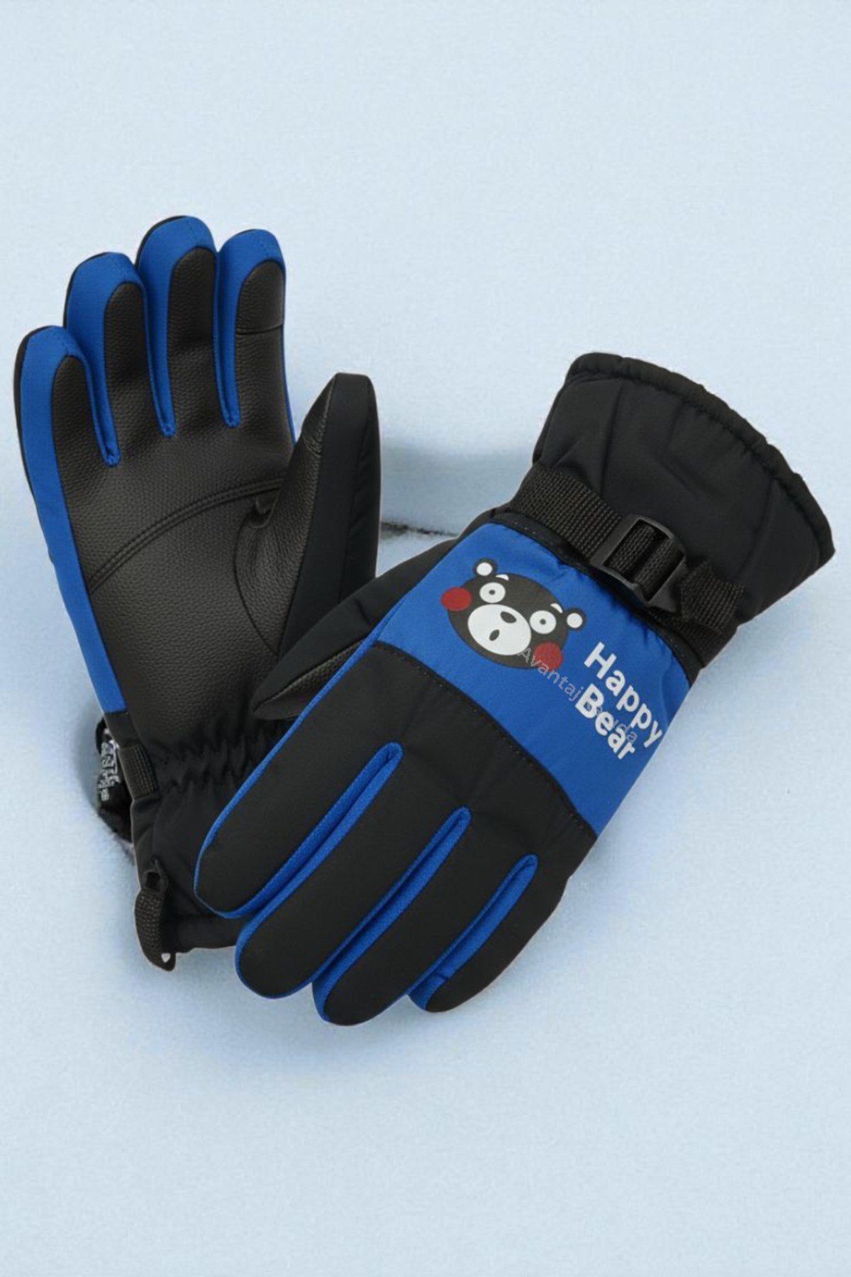 Çocuk Kışlık Kayak & Kar Eldiveni – Polar Astarlı, Suya Dayanıklı, Sıcak Tutan Model (4–10 Yaş)