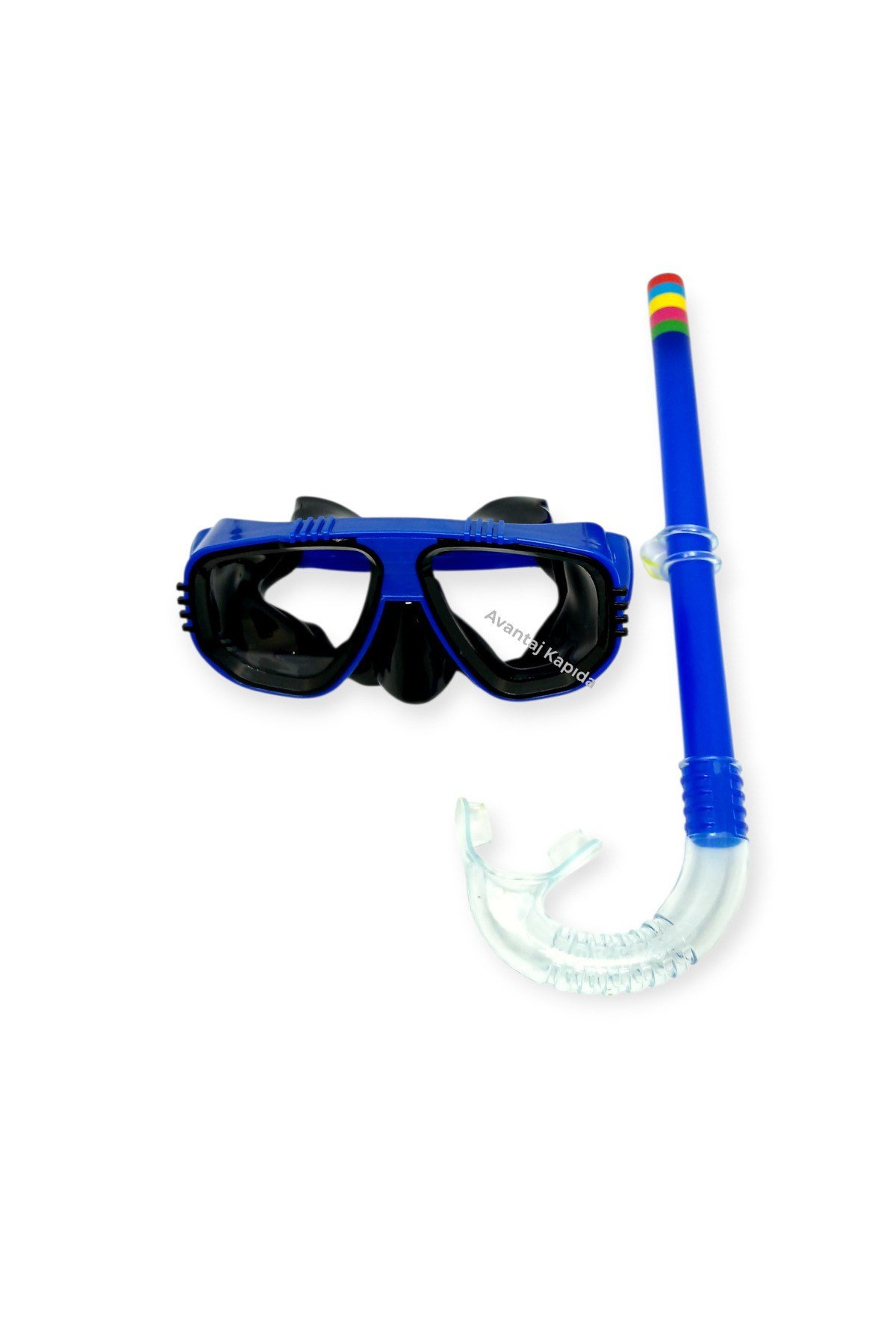 Çocuk Maske Şnorkel Dalış Seti Orta Boy 5-8 Yaş Ayarlanabilir Deniz Havuz