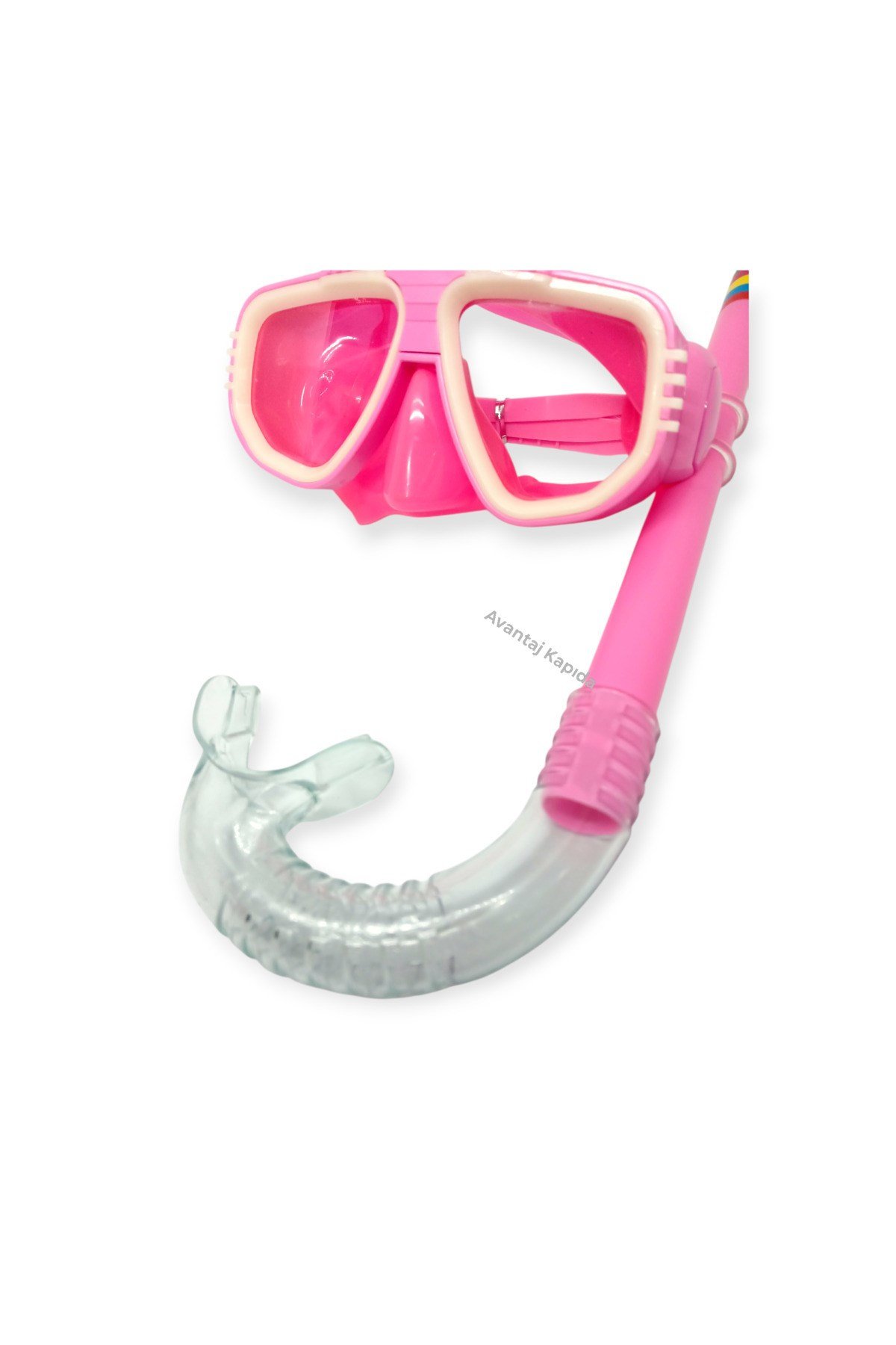 Çocuk Maske Şnorkel Dalış Seti Orta Boy 5-8 Yaş Ayarlanabilir Deniz Havuz