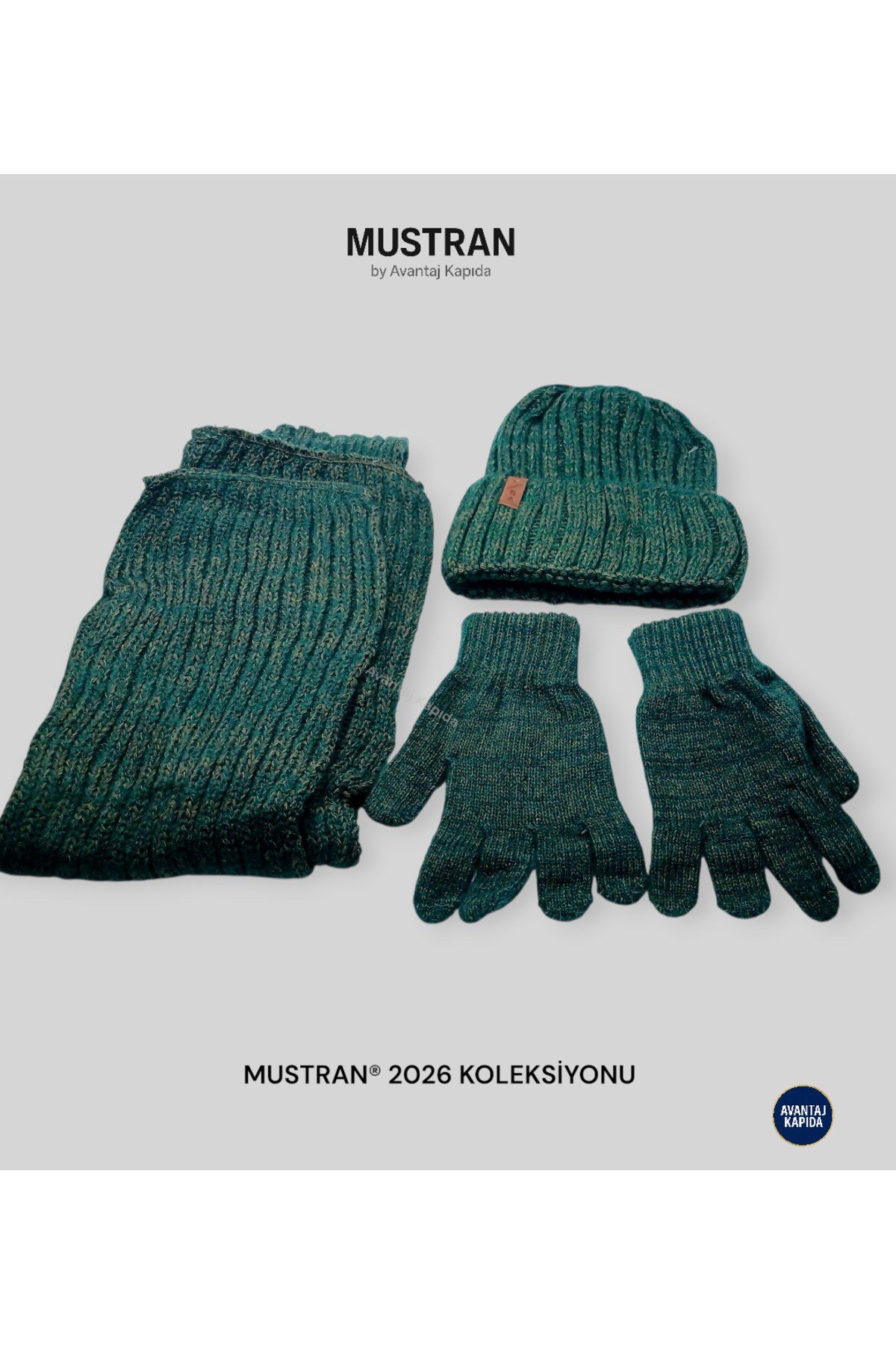 Çocuk Polar Astarlı Triko Bere Atkı Eldiven 3’lü Set - Kalın Örgü Kışlık Hediyelik Model