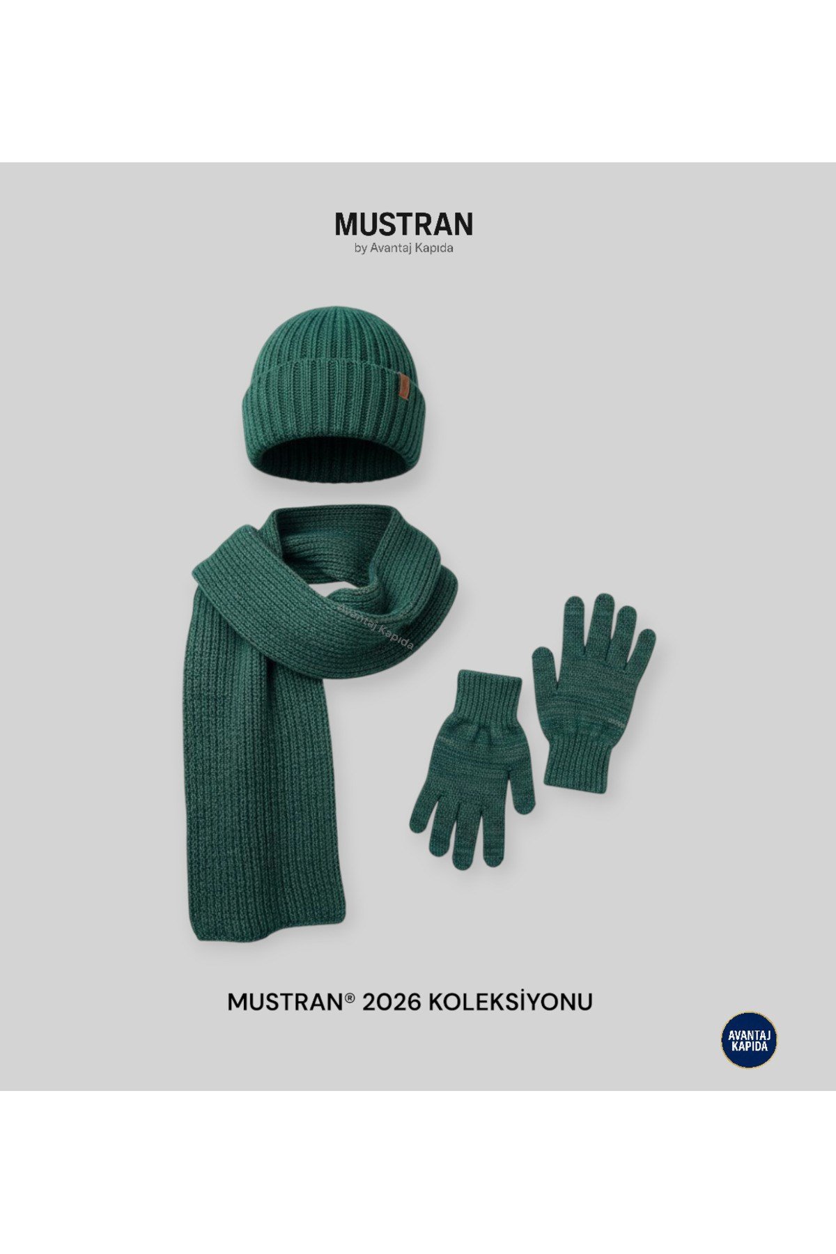 Çocuk Polar Astarlı Triko Bere Atkı Eldiven 3’lü Set - Kalın Örgü Kışlık Hediyelik Model