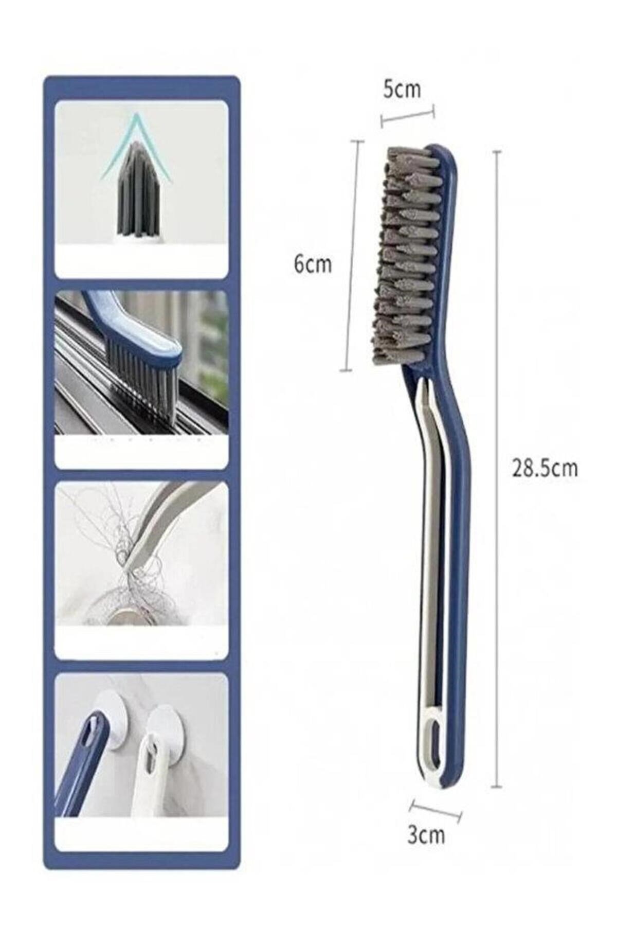 Çok Amaçlı Ergonomik Temizlik Fırçası & Pratik Mutfak Ve Banyo Lavabo Fırçası (25 cm)