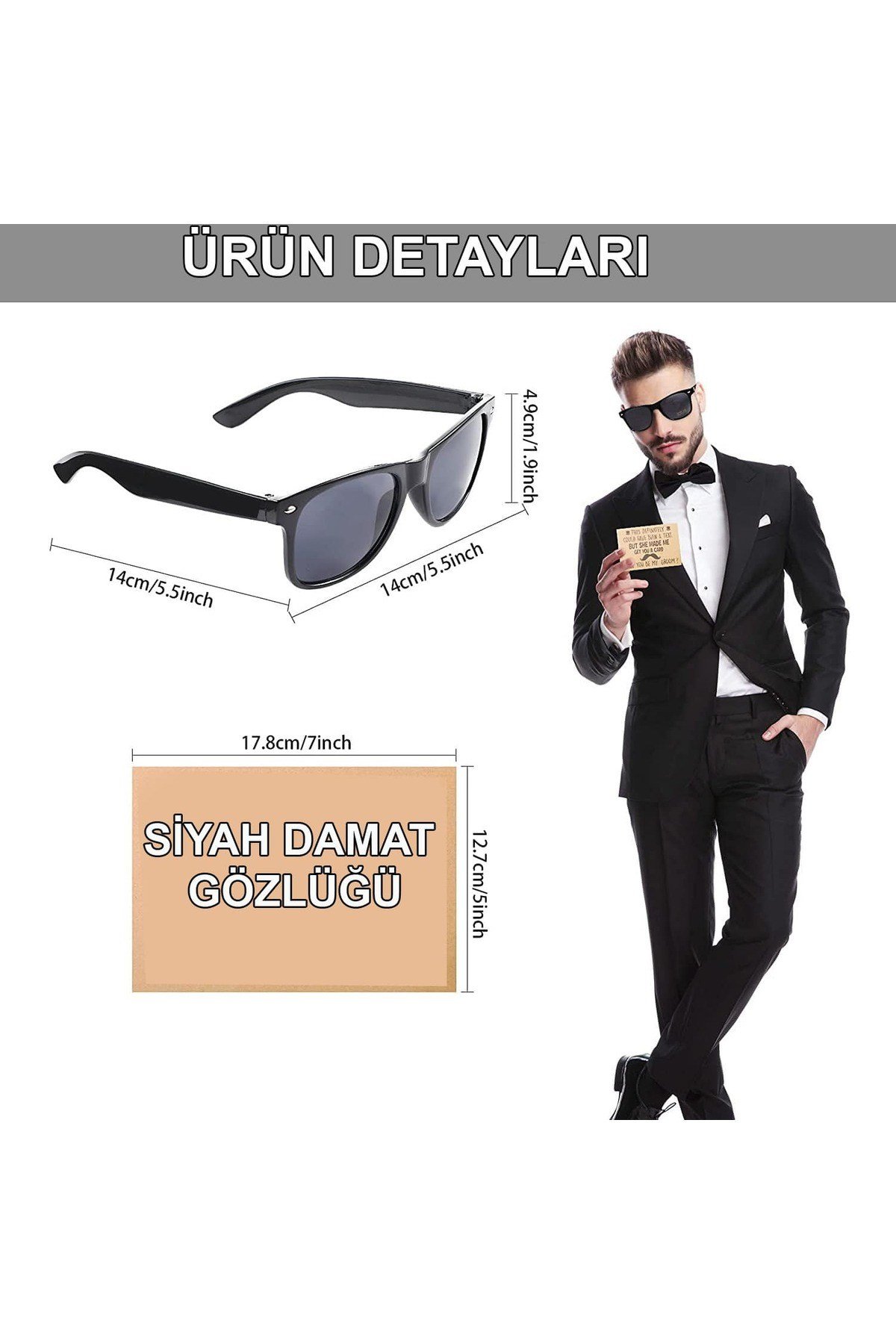 Damat Gözlüğü – Düğün ve Bekarlığa Veda Partisi Aksesuarı
