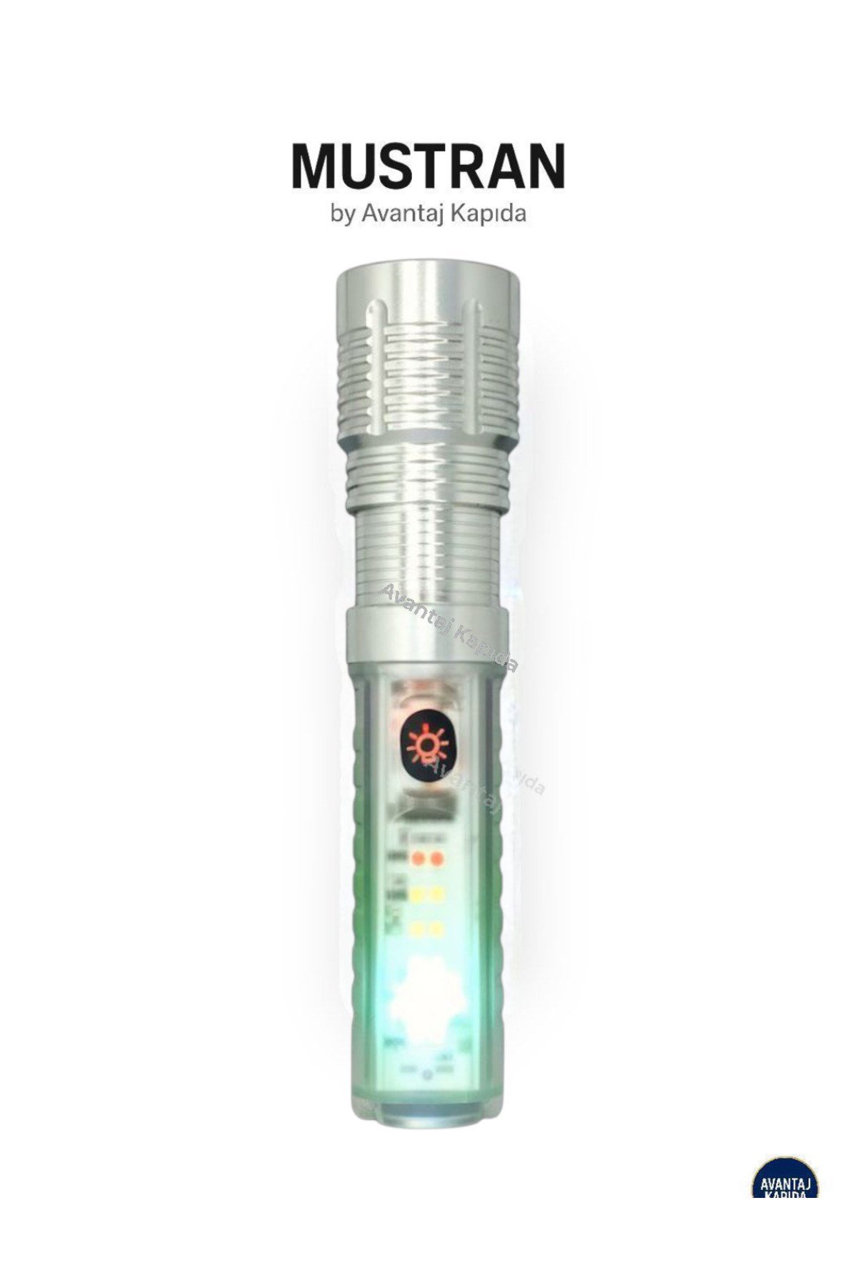 El Feneri USB Şarjlı 8 Modlu Ultra Güçlü X2000 Zoom Mıknatıslı Metal Kemer Videolu Klips