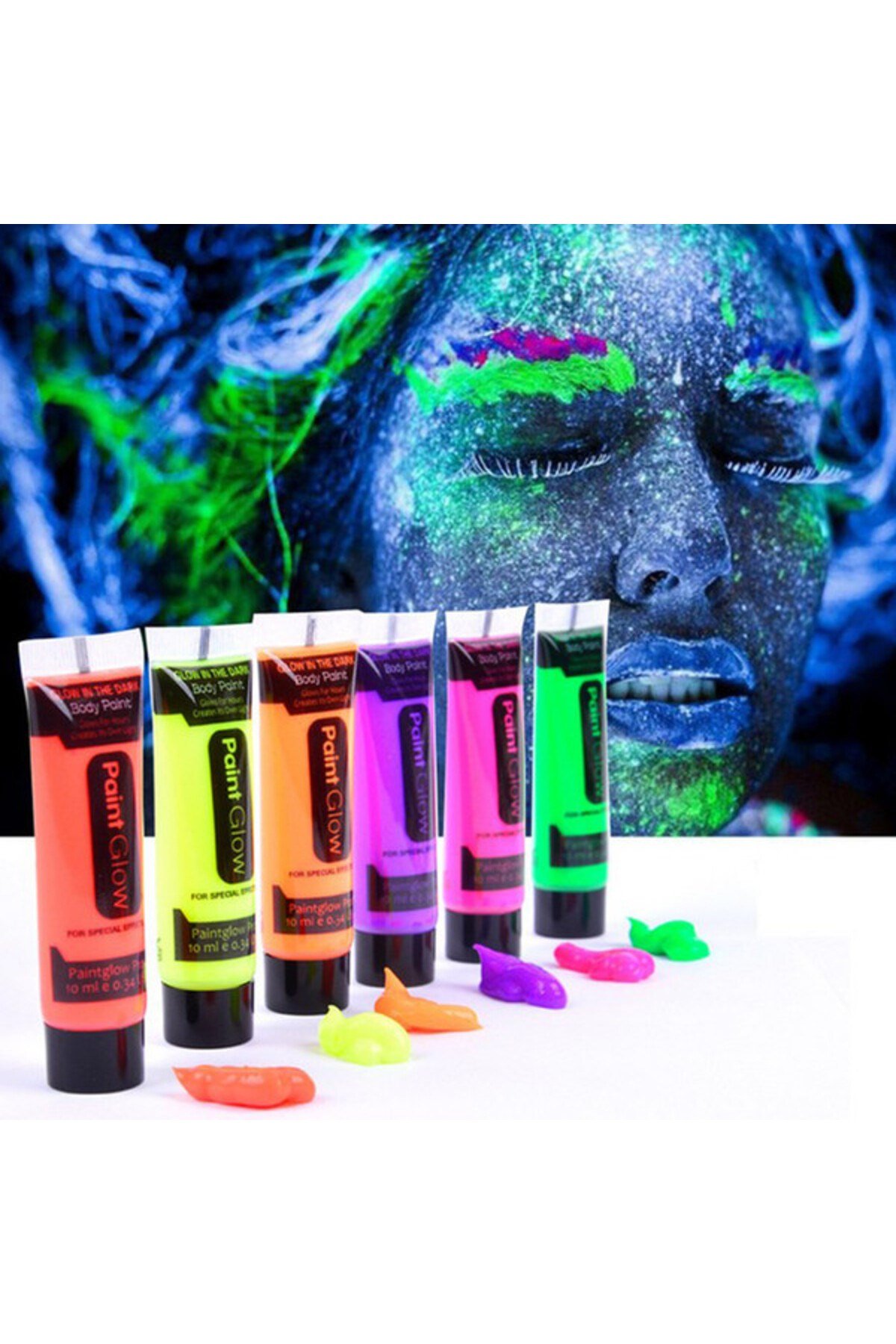 Glow SBoya Fosforlu Krem Boya 12 Adet