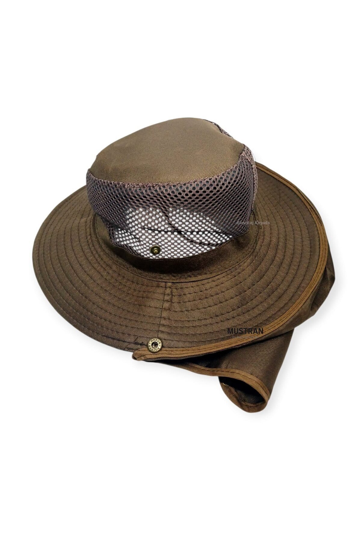 Güneş Korumalı Enseli Outdoor Şapka Güneş Koruyucu Safari Balıkçı Şapkası Hafif Tasarım