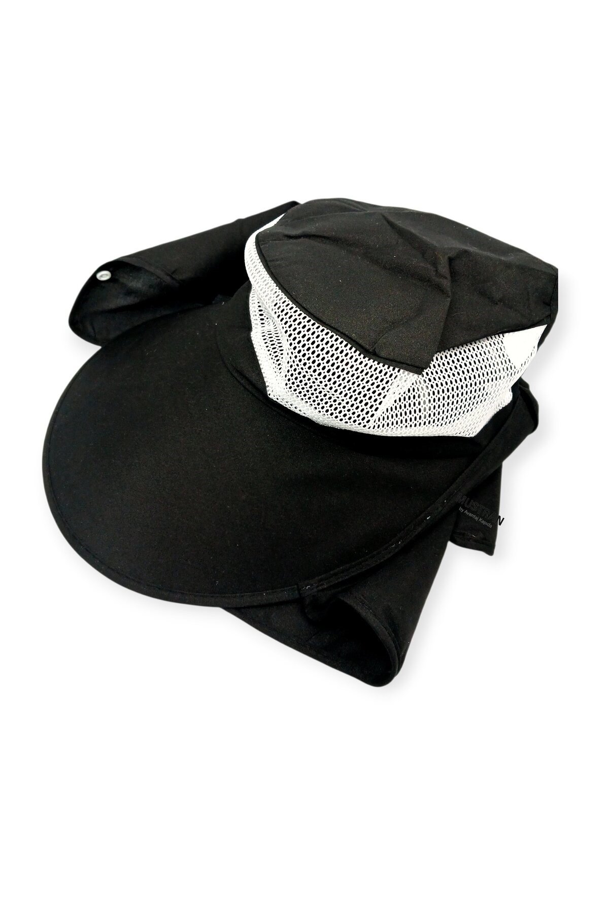 Güneş Korumalı Geniş Siperli Unisex Ense Korumalı Fileli Şapka Tarla Bahçe İnşaat Outdoor Kamp Balıkçılık