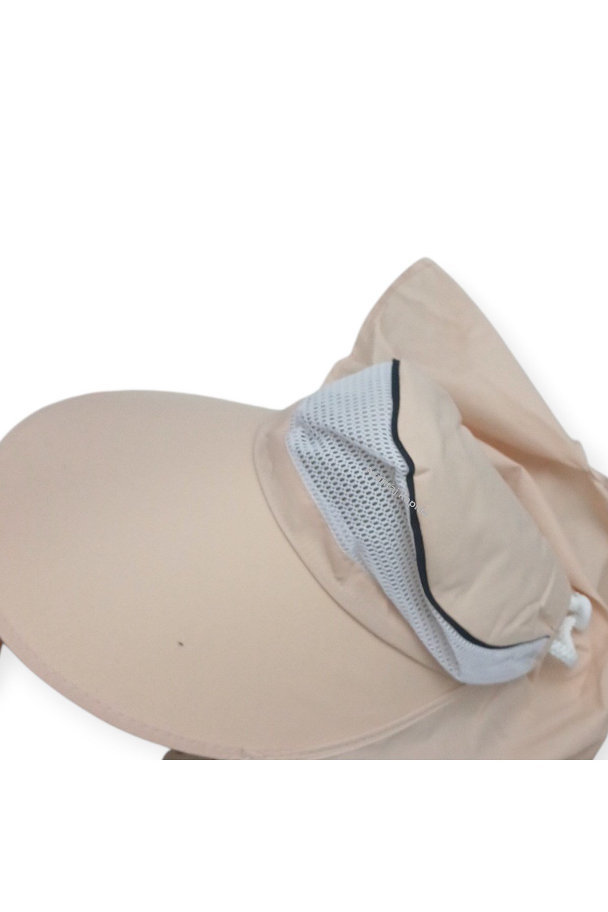 Güneş Korumalı Kadın Güneş Şapkası Geniş Siperli Ense Koruyuculu Yazlık Fileli Unisex