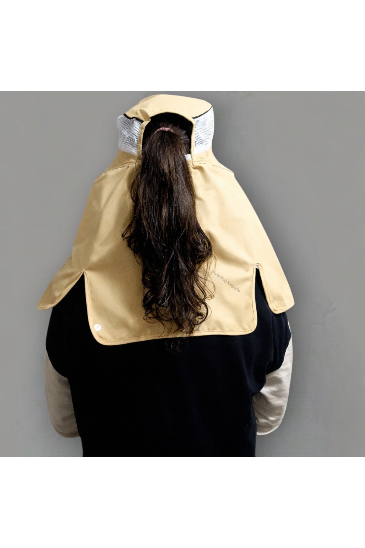 Güneş Korumalı Kadın Güneş Şapkası Geniş Siperli Ense Koruyuculu Yazlık Fileli Unisex