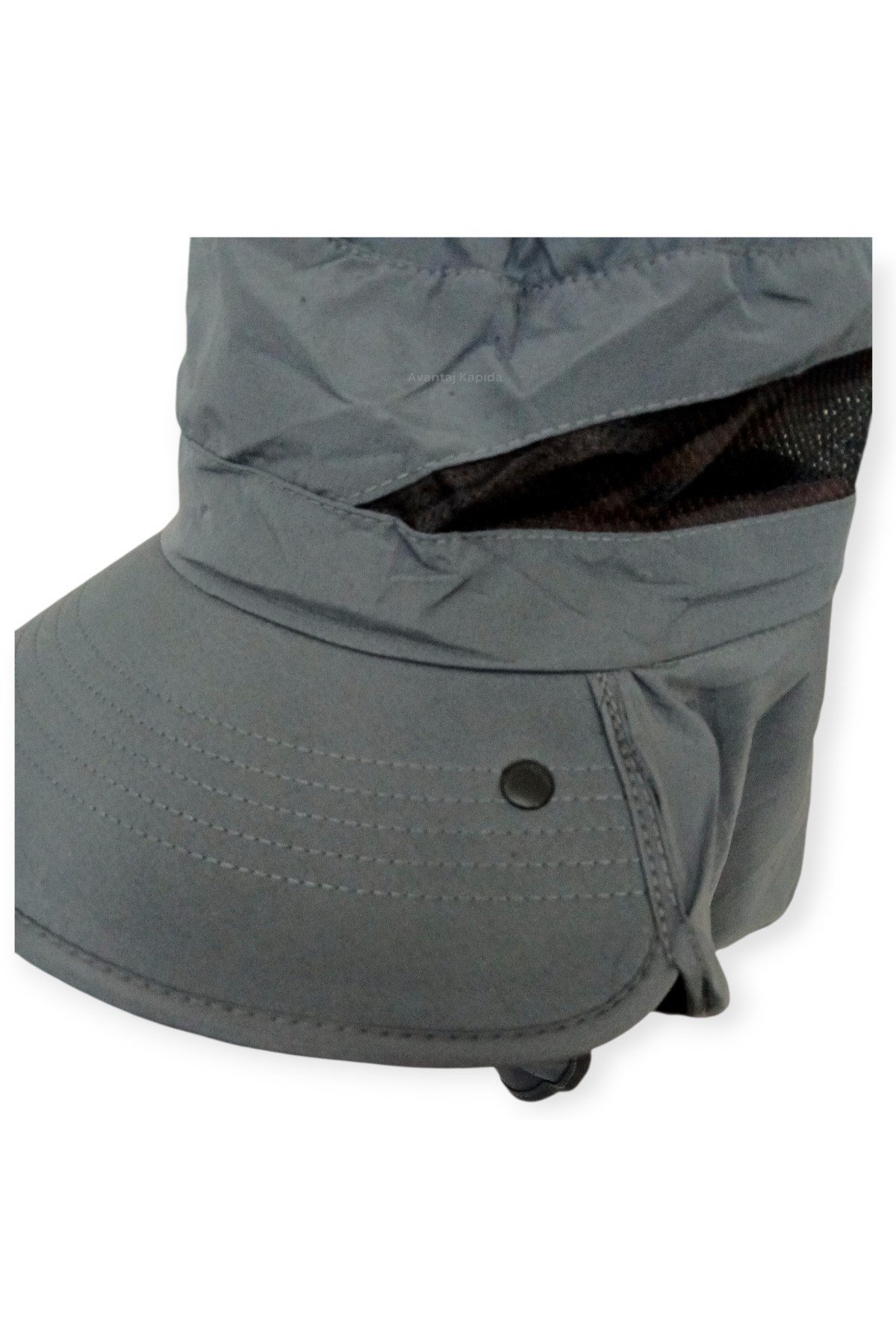 Güneş Korumalı Sök Tak Maskeli Unisex Enseli Şapka Sinek Koruyucu Tarla Balıkçı Kamp Outdoor Plaj