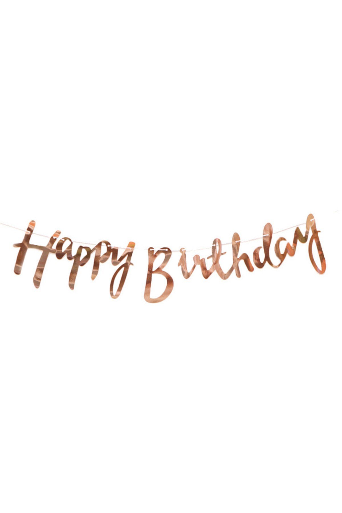 Happy Birthday Flama Süs Bayrak 1 Adet Fuşya Renk